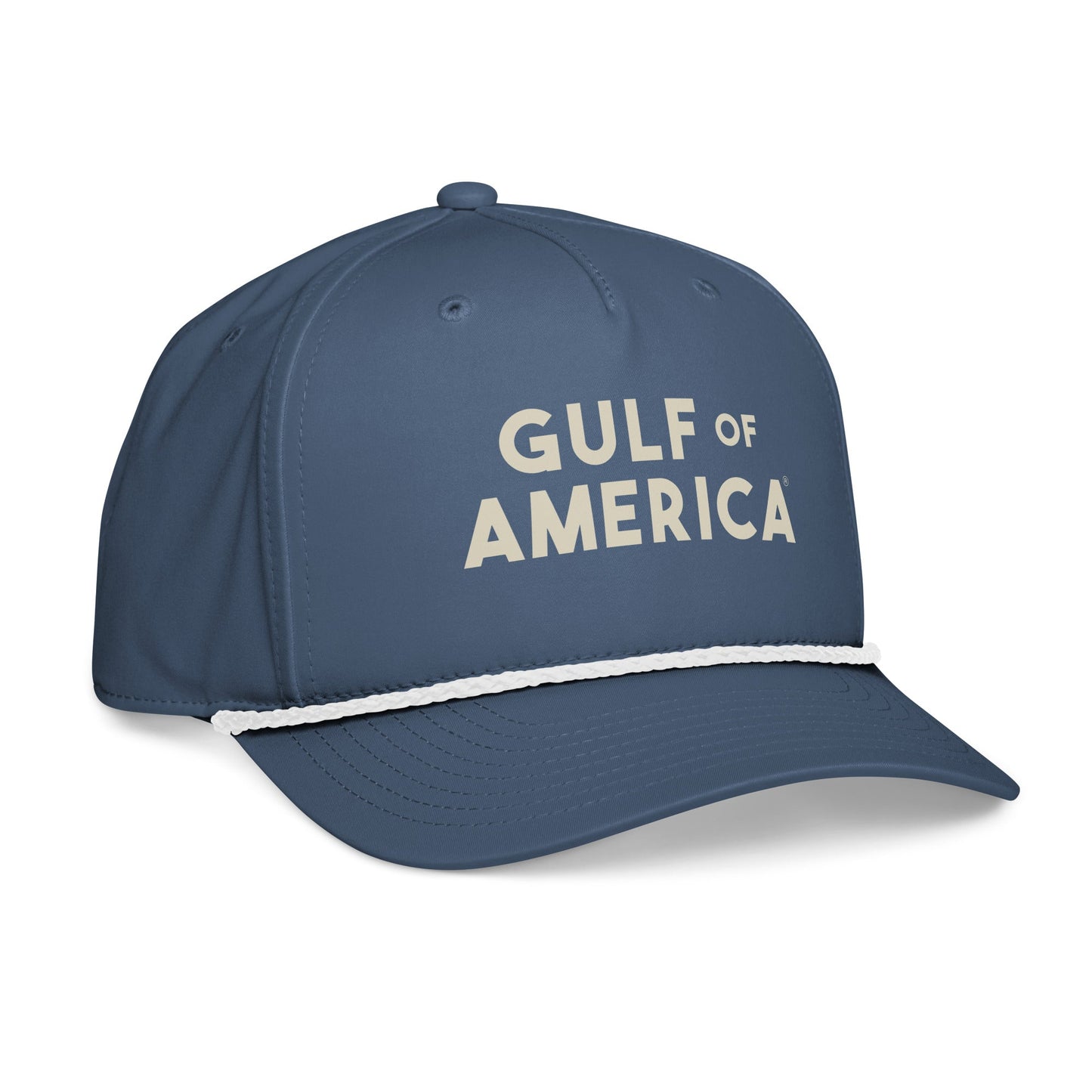 Gulf of America - Bold Message Hat - Premium Classic Rope Cap - Summer - Beach - USA - Patriotic - 4th of July - Gulf of America®