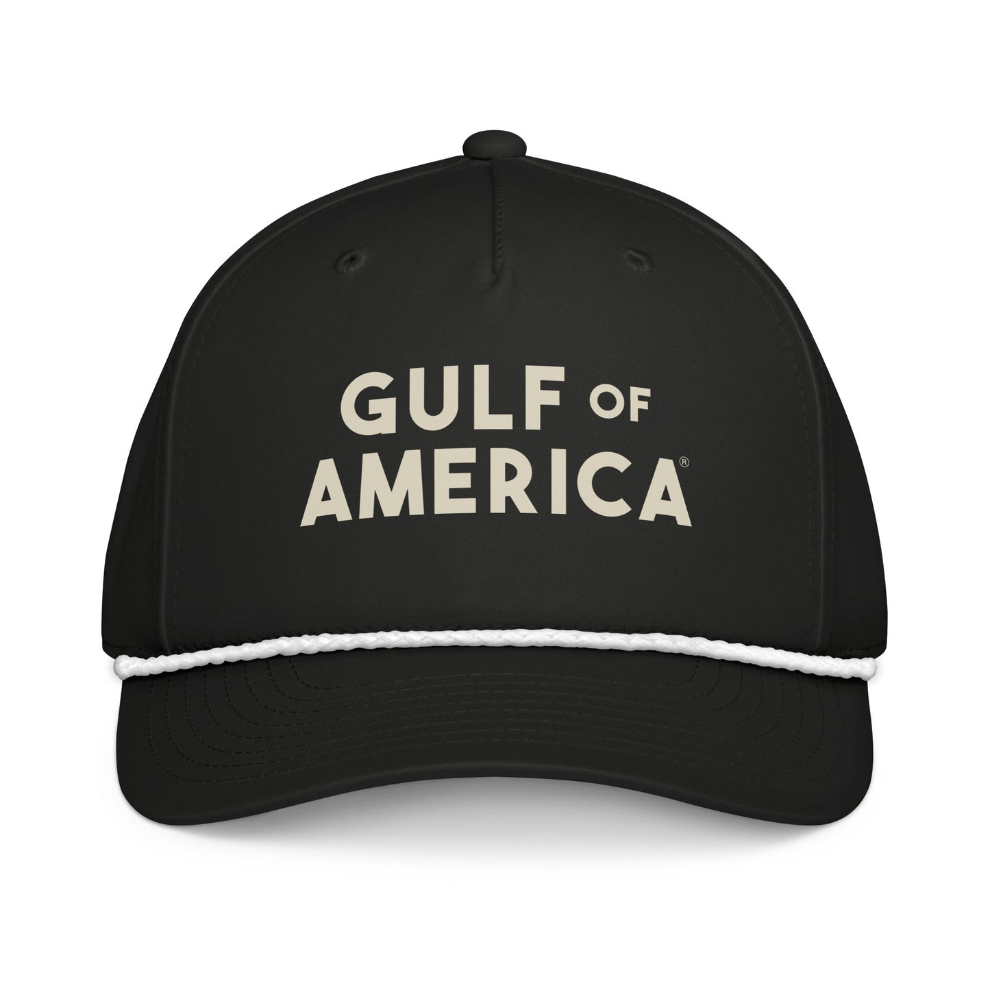 Gulf of America - Bold Message Hat - Premium Classic Rope Cap - Summer - Beach - USA - Patriotic - 4th of July - Gulf of America®