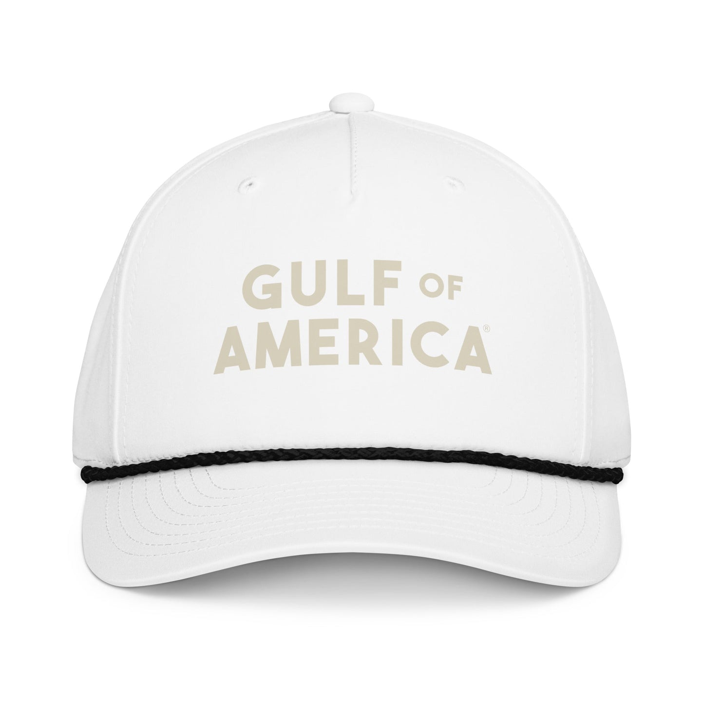 Gulf of America - Bold Message Hat - Premium Classic Rope Cap - Summer - Beach - USA - Patriotic - 4th of July - Gulf of America®