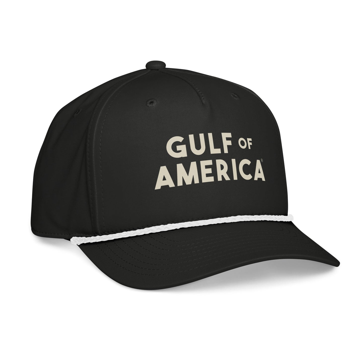Gulf of America - Bold Message Hat - Premium Classic Rope Cap - Summer - Beach - USA - Patriotic - 4th of July - Gulf of America®