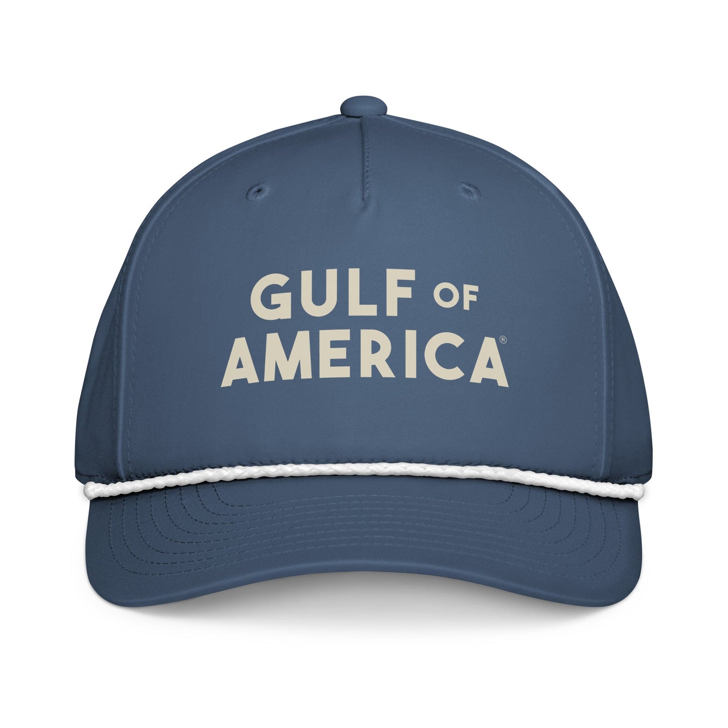 Gulf of America - Bold Message Hat - Premium Classic Rope Cap - Summer - Beach - USA - Patriotic - 4th of July - Gulf of America®