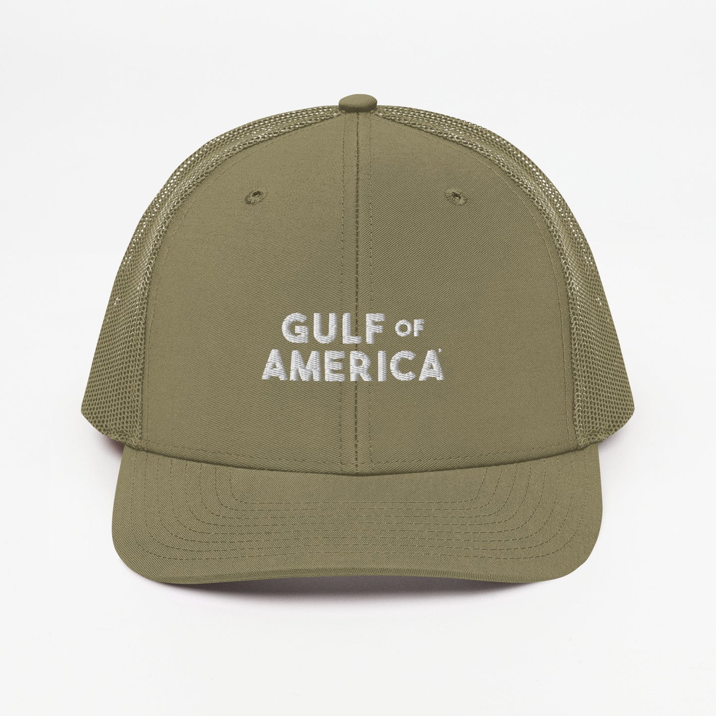Gulf of America - Bold Message Hat - Premium Modern Trucker Cap - Summer - Beach - USA - Patriotic - 4th of July - Gulf of America®