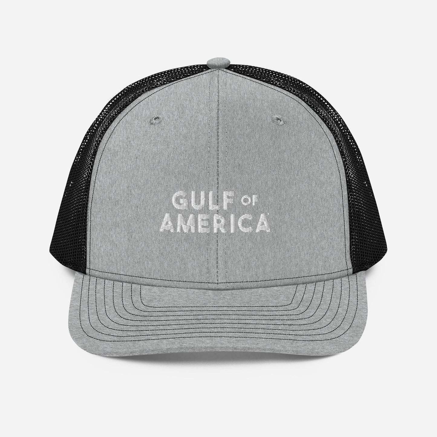 Gulf of America - Bold Message Hat - Premium Modern Trucker Cap - Summer - Beach - USA - Patriotic - 4th of July - Gulf of America®
