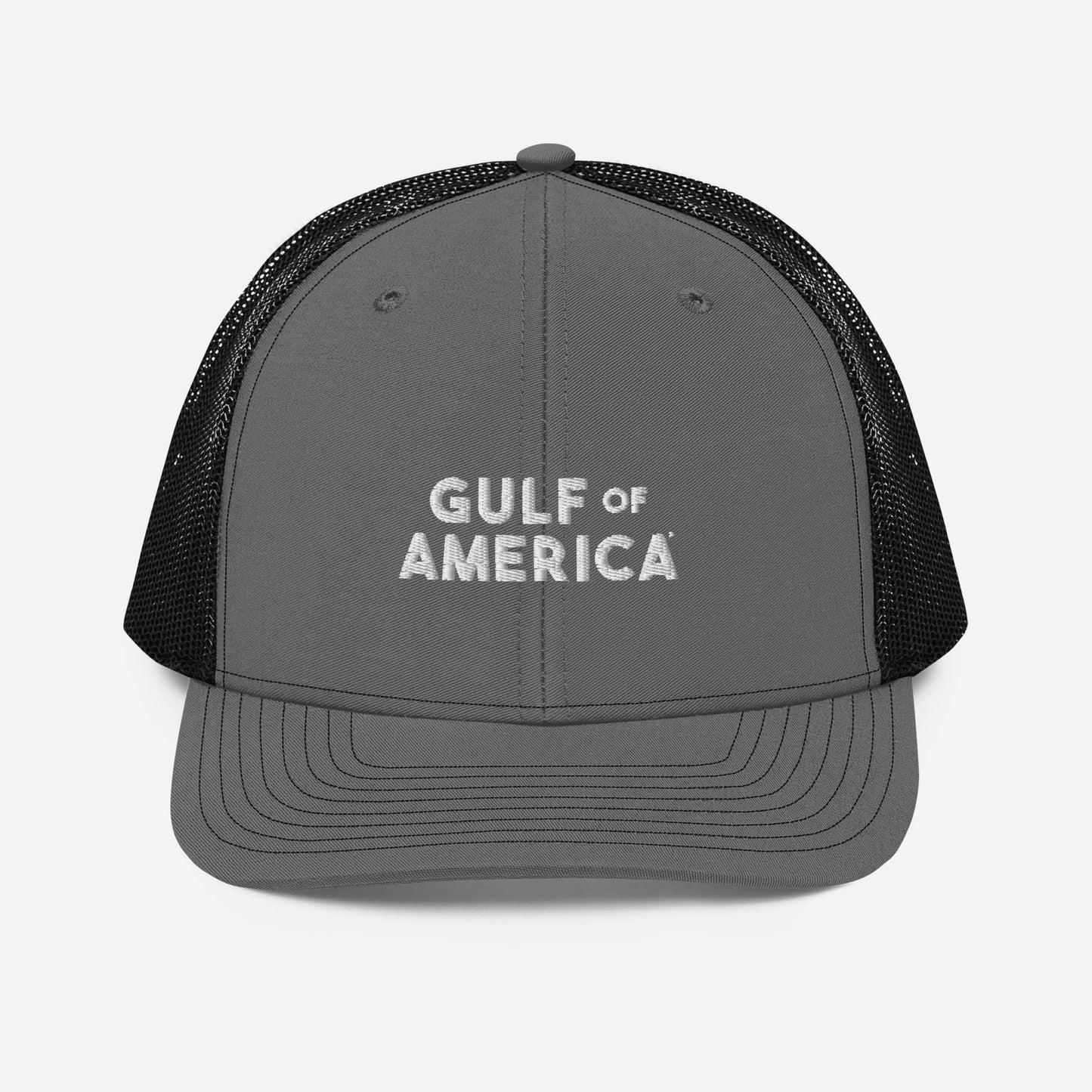 Gulf of America - Bold Message Hat - Premium Modern Trucker Cap - Summer - Beach - USA - Patriotic - 4th of July - Gulf of America®