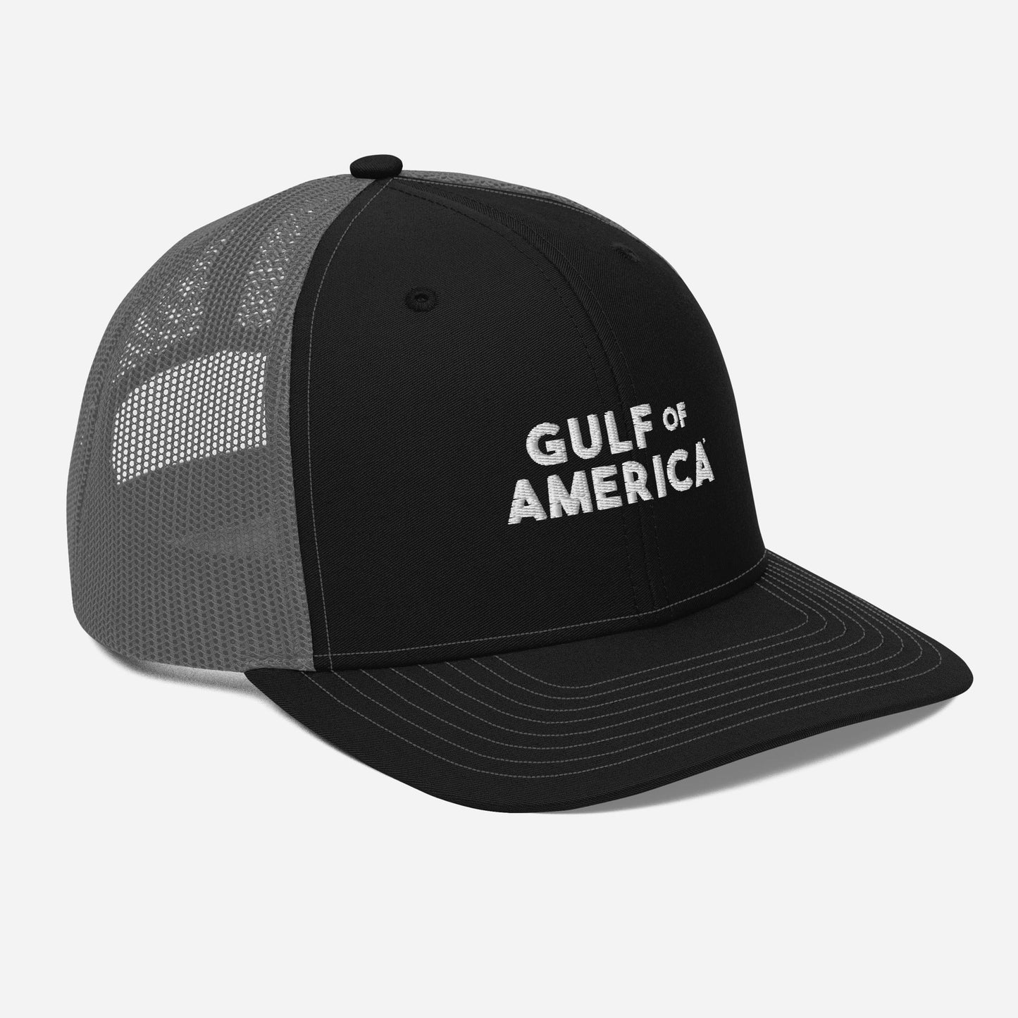 Gulf of America - Bold Message Hat - Premium Modern Trucker Cap - Summer - Beach - USA - Patriotic - 4th of July - Gulf of America®