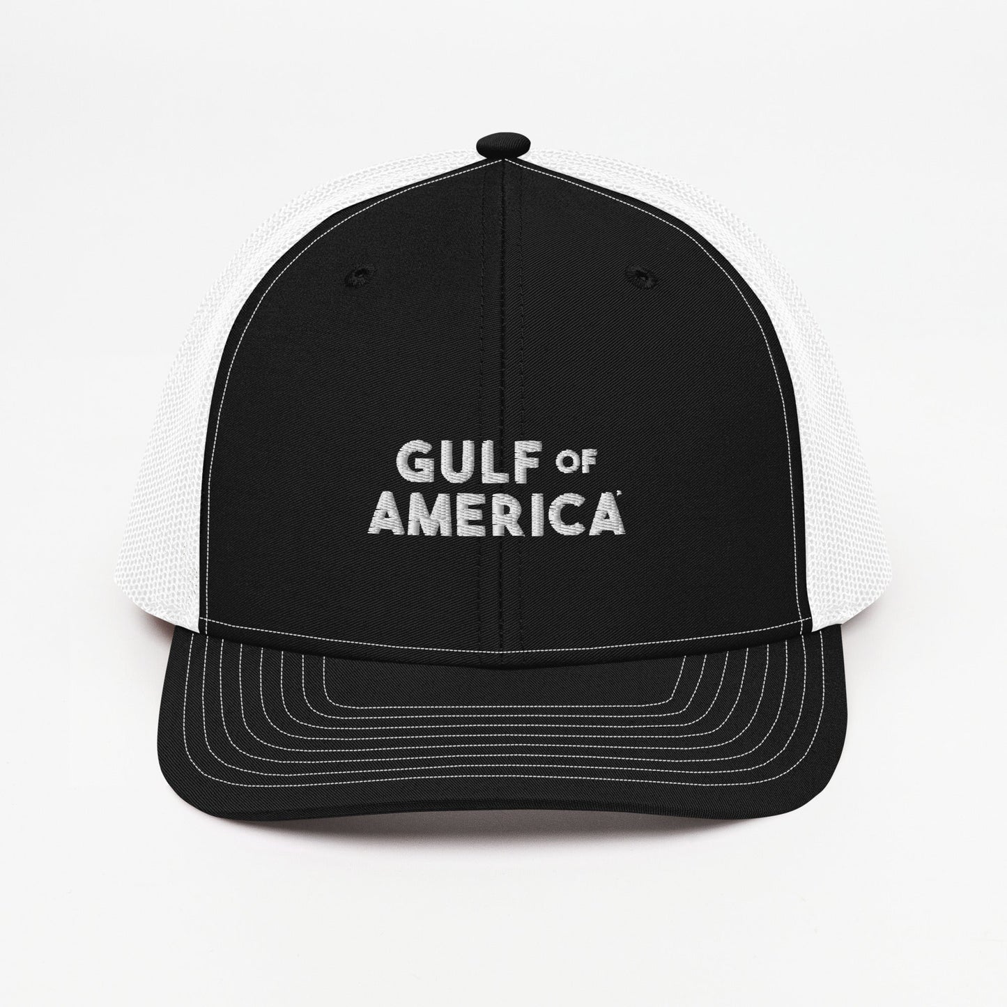 Gulf of America - Bold Message Hat - Premium Modern Trucker Cap - Summer - Beach - USA - Patriotic - 4th of July - Gulf of America®