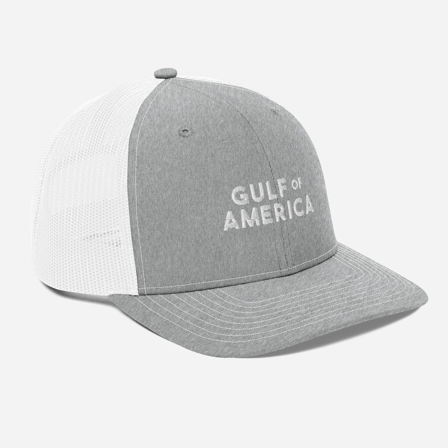 Gulf of America - Bold Message Hat - Premium Modern Trucker Cap - Summer - Beach - USA - Patriotic - 4th of July - Gulf of America®