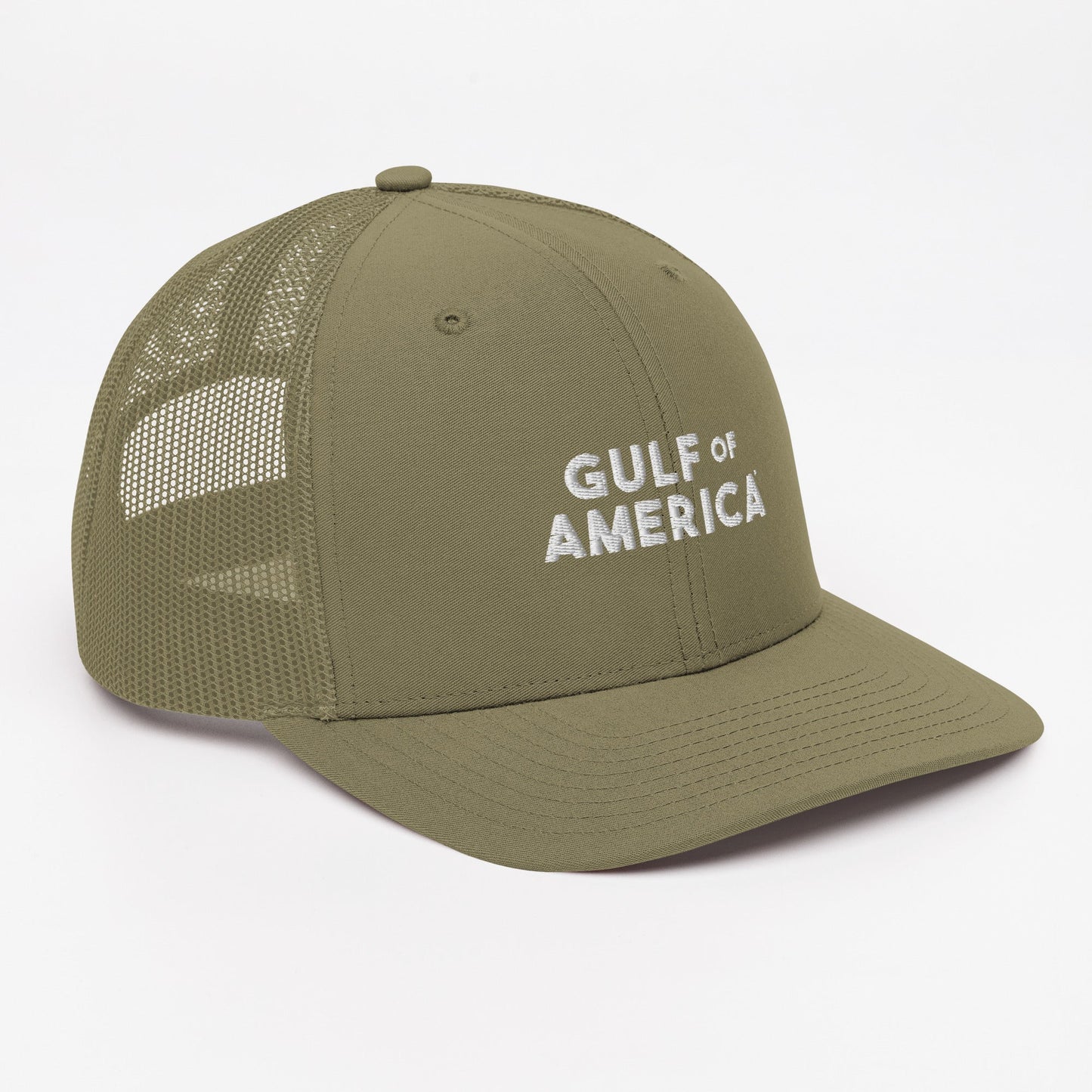 Gulf of America - Bold Message Hat - Premium Modern Trucker Cap - Summer - Beach - USA - Patriotic - 4th of July - Gulf of America®