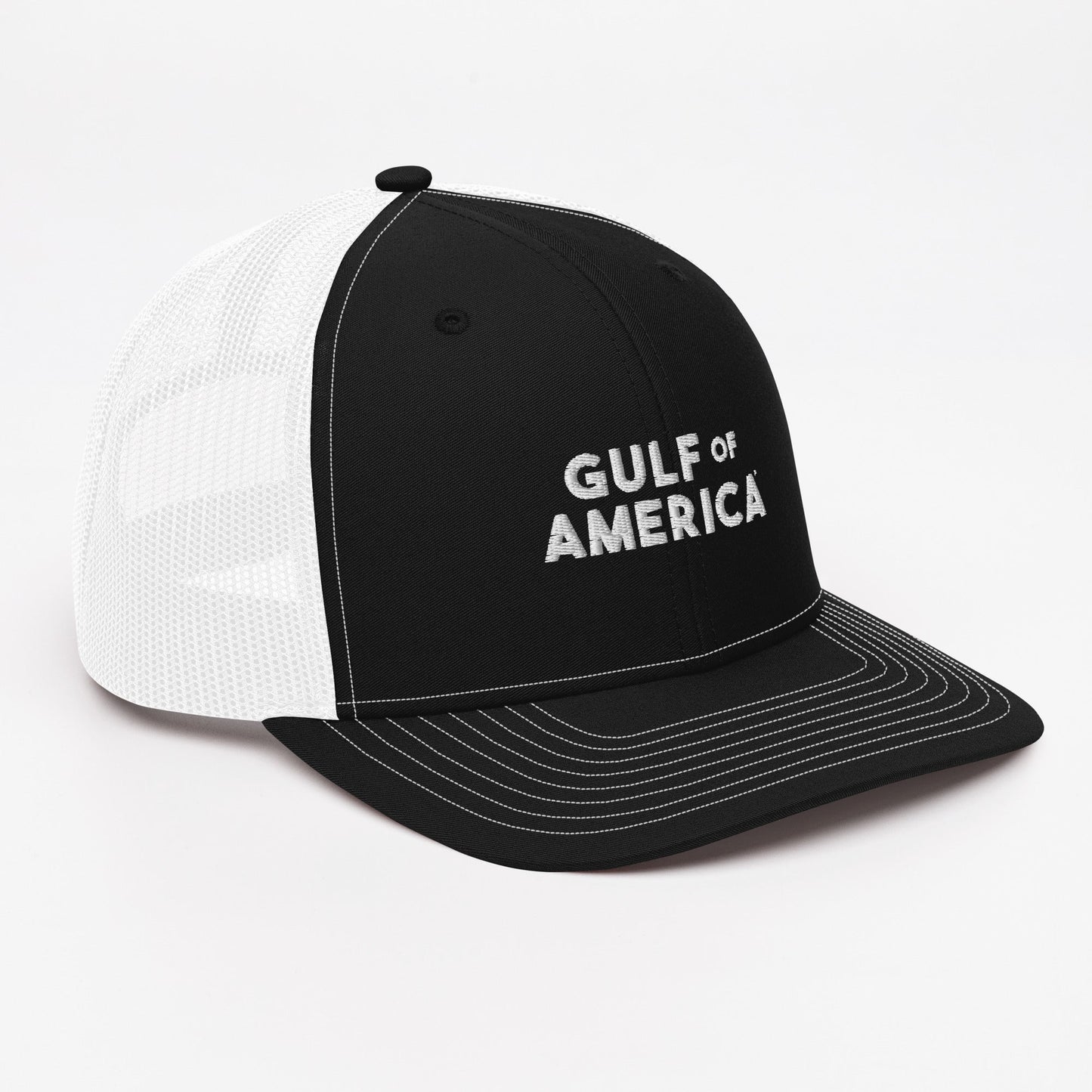 Gulf of America - Bold Message Hat - Premium Modern Trucker Cap - Summer - Beach - USA - Patriotic - 4th of July - Gulf of America®
