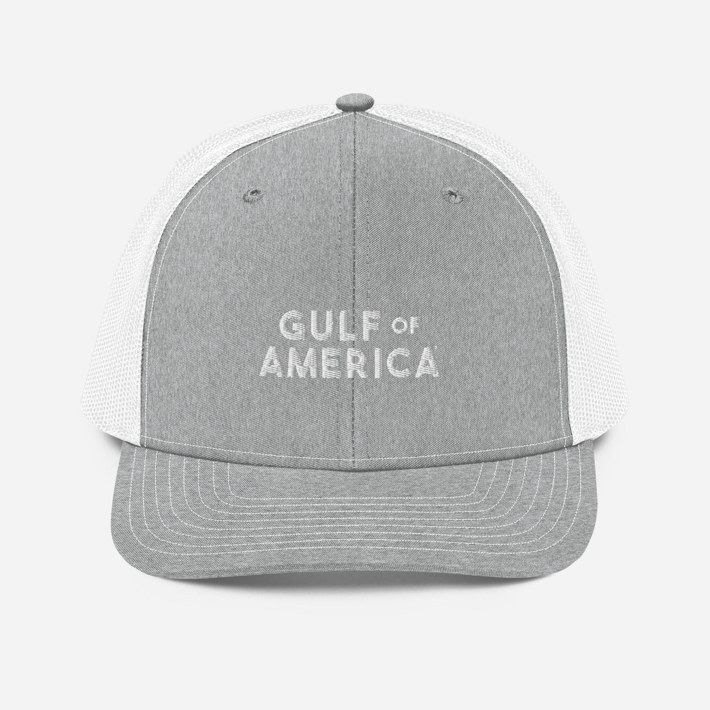 Gulf of America - Bold Message Hat - Premium Modern Trucker Cap - Summer - Beach - USA - Patriotic - 4th of July - Gulf of America®