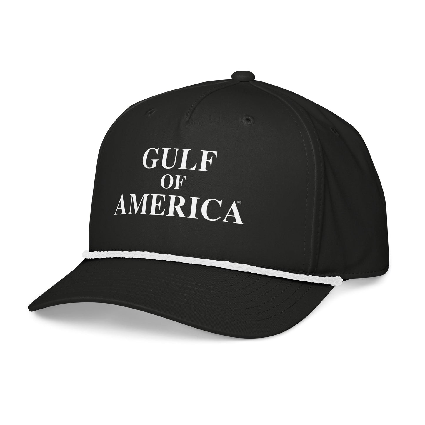 Gulf of America - Centered Message Hat - Premium Classic Rope Cap - Summer - Beach - USA - Patriotic - 4th of July - Gulf of America®