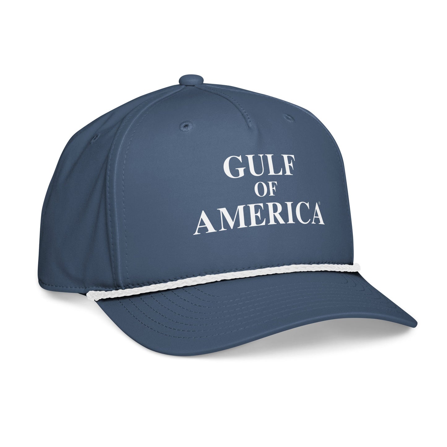 Gulf of America - Centered Message Hat - Premium Classic Rope Cap - Summer - Beach - USA - Patriotic - 4th of July - Gulf of America®