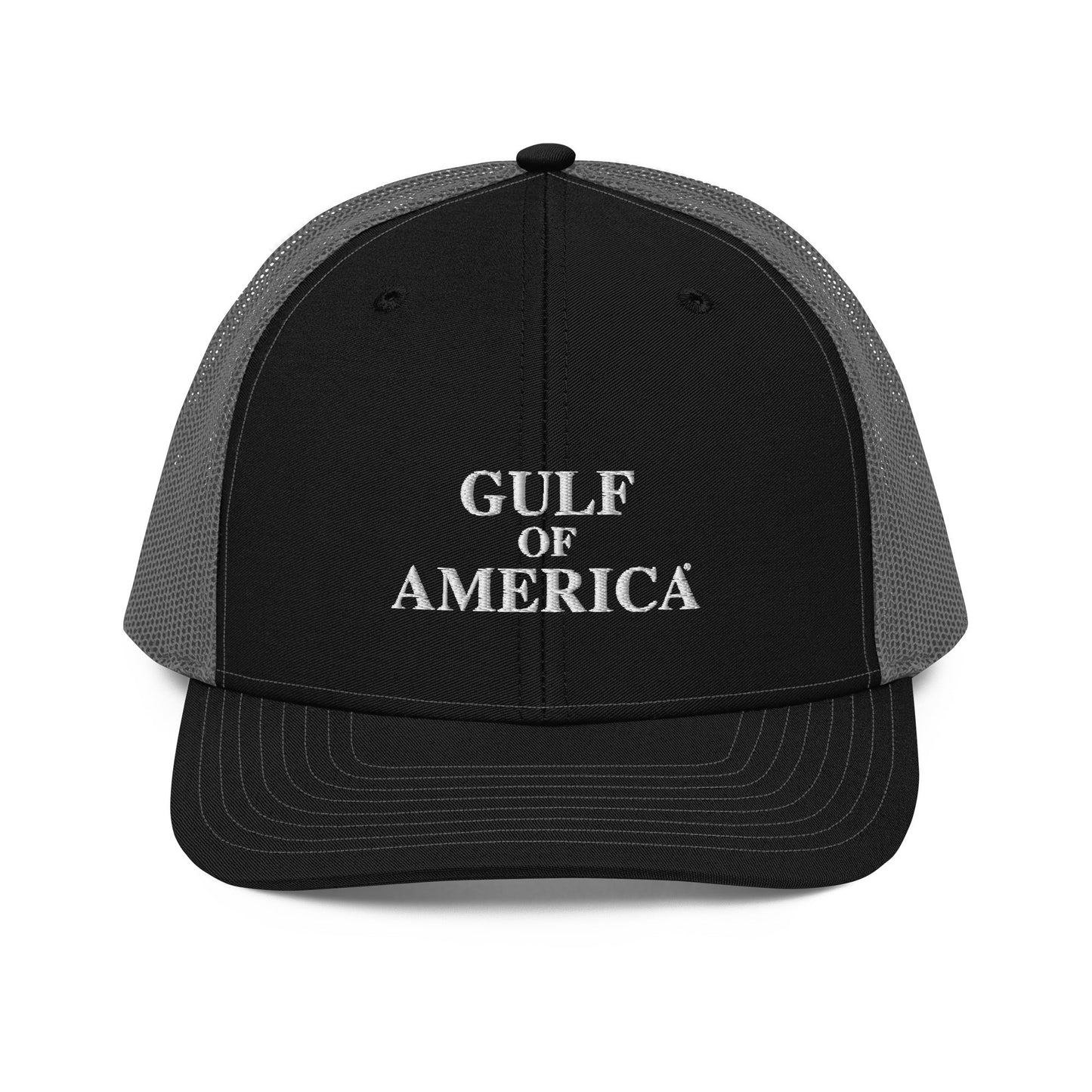 Gulf of America - Centered Message Hat - Premium Modern Trucker Cap - Summer - Beach - USA - Patriotic - 4th of July - Gulf of America®