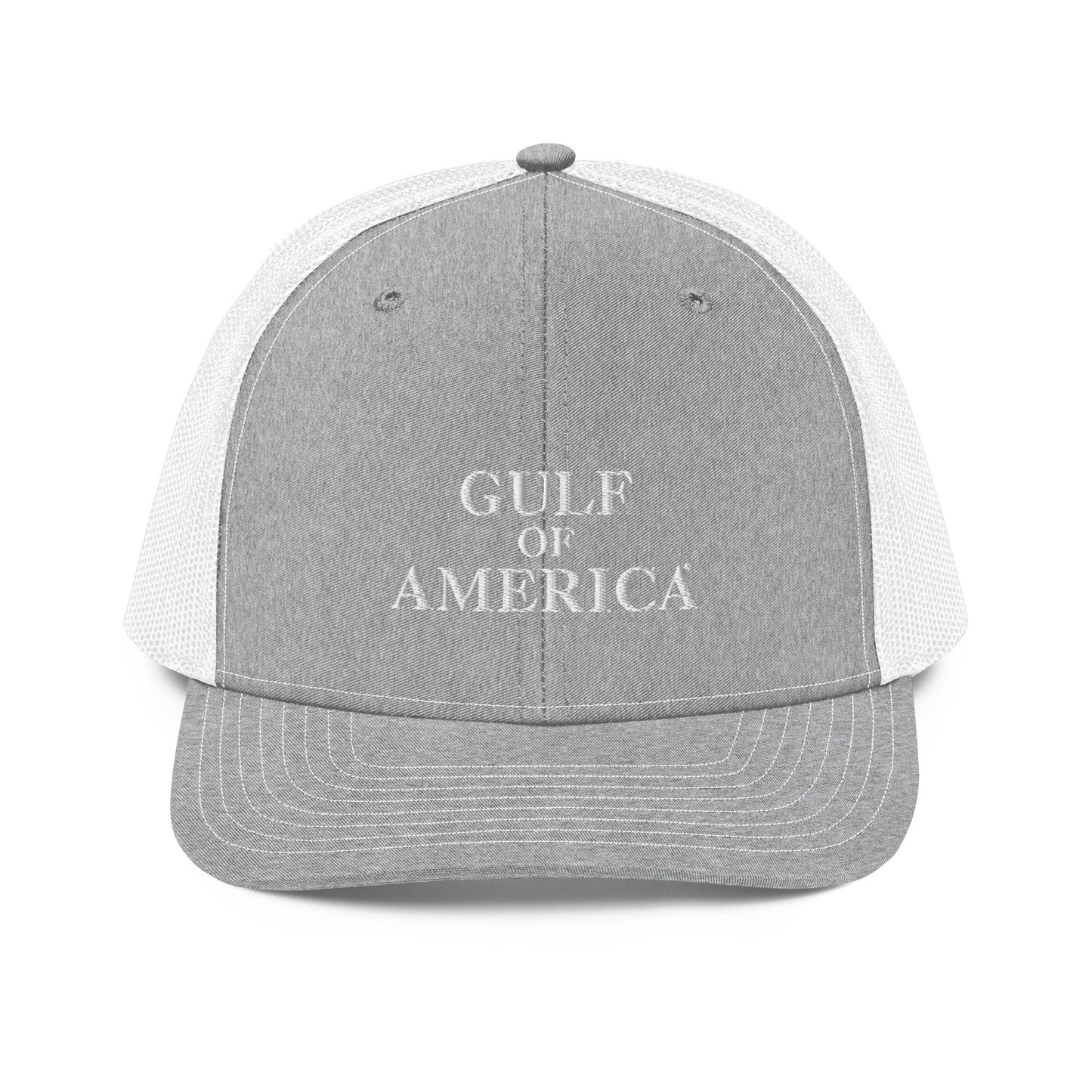 Gulf of America - Centered Message Hat - Premium Modern Trucker Cap - Summer - Beach - USA - Patriotic - 4th of July - Gulf of America®