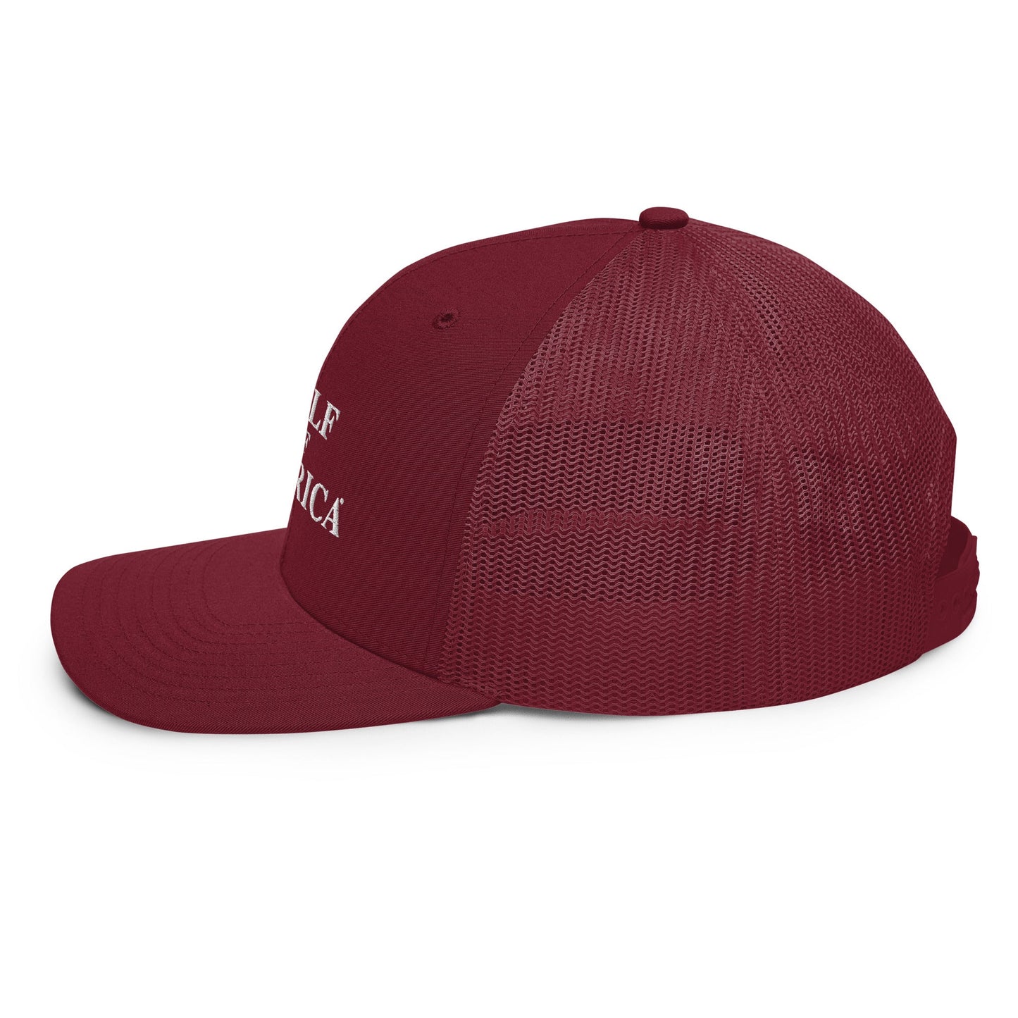 Gulf of America - Centered Message Hat - Premium Modern Trucker Cap - Summer - Beach - USA - Patriotic - 4th of July - Gulf of America®