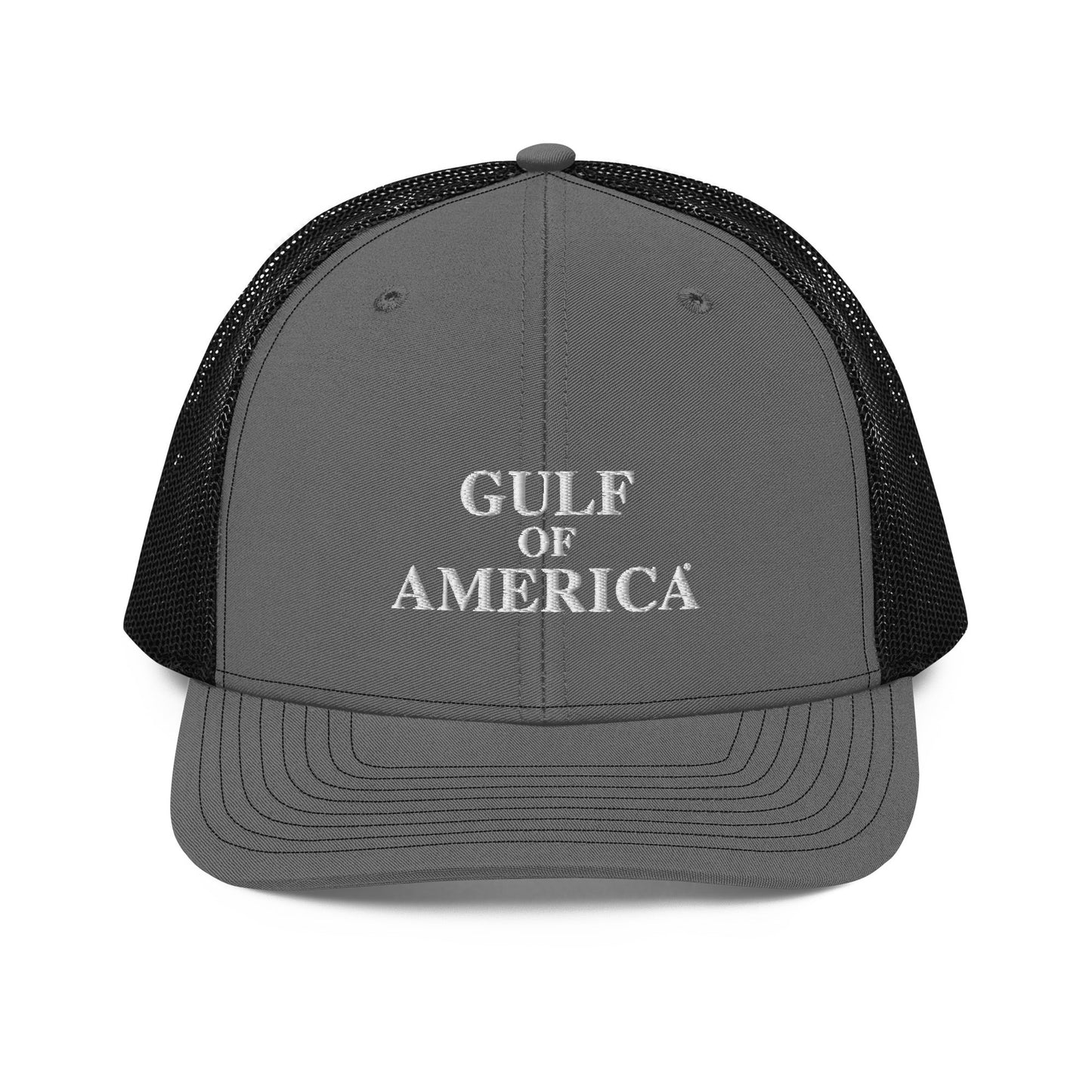 Gulf of America - Centered Message Hat - Premium Modern Trucker Cap - Summer - Beach - USA - Patriotic - 4th of July - Gulf of America®