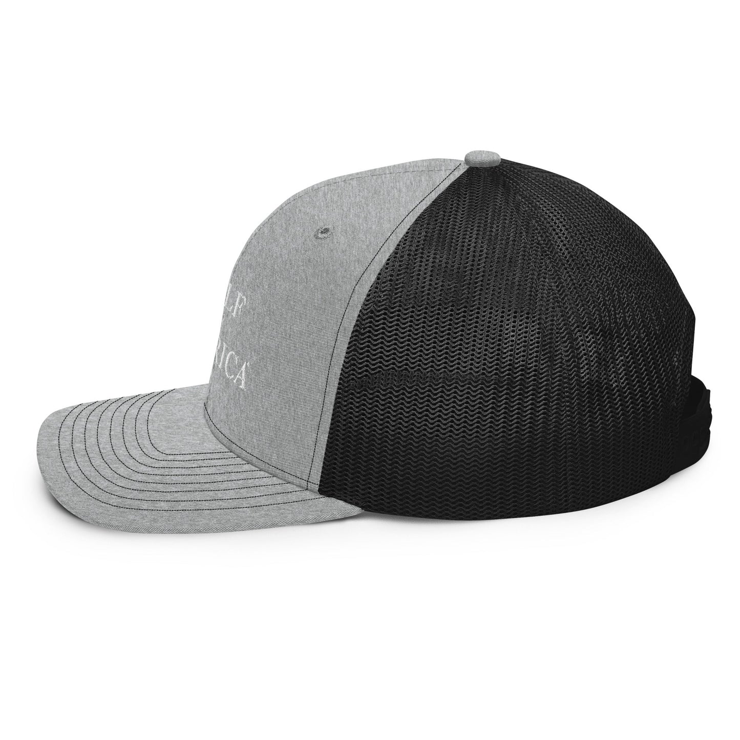 Gulf of America - Centered Message Hat - Premium Modern Trucker Cap - Summer - Beach - USA - Patriotic - 4th of July - Gulf of America®