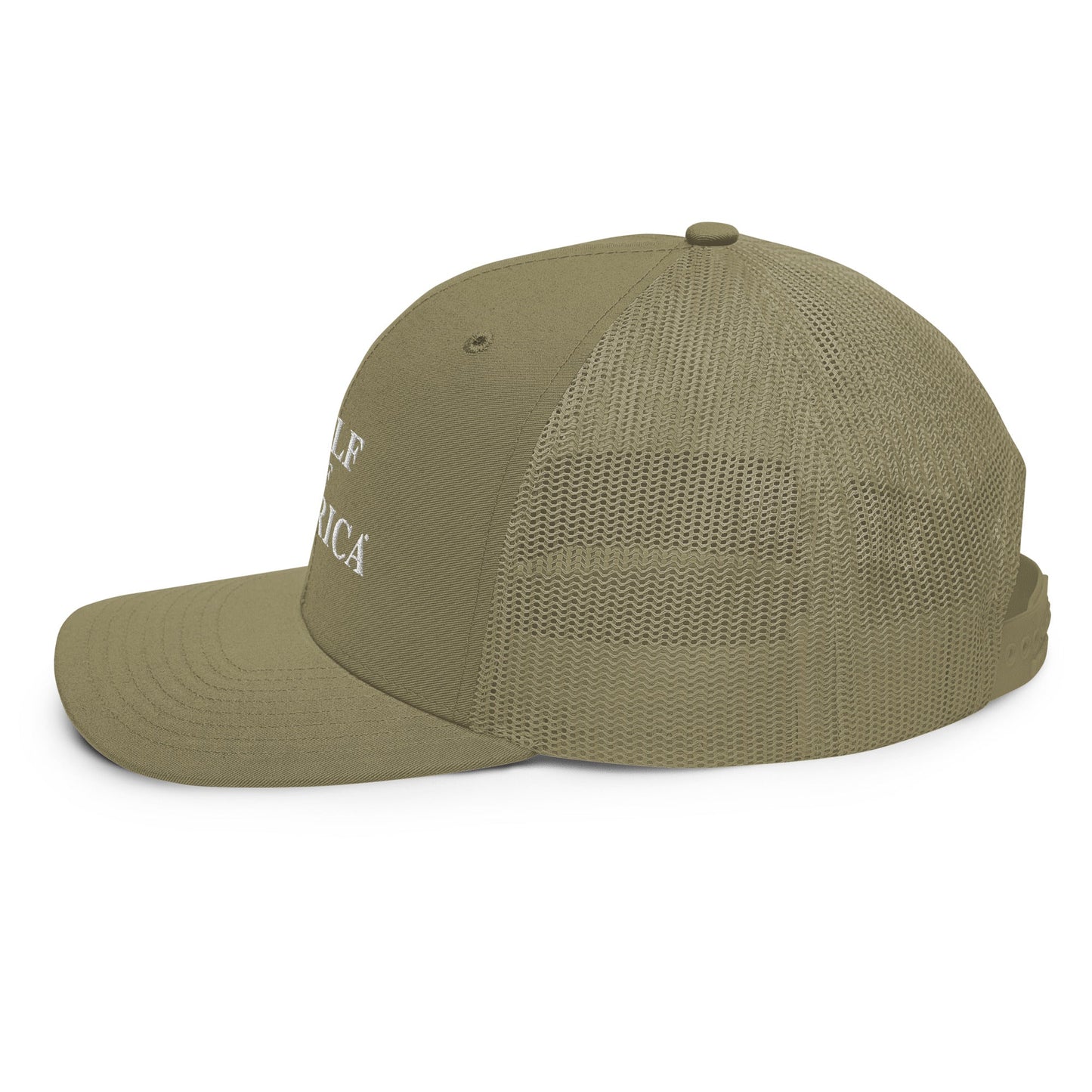 Gulf of America - Centered Message Hat - Premium Modern Trucker Cap - Summer - Beach - USA - Patriotic - 4th of July - Gulf of America®
