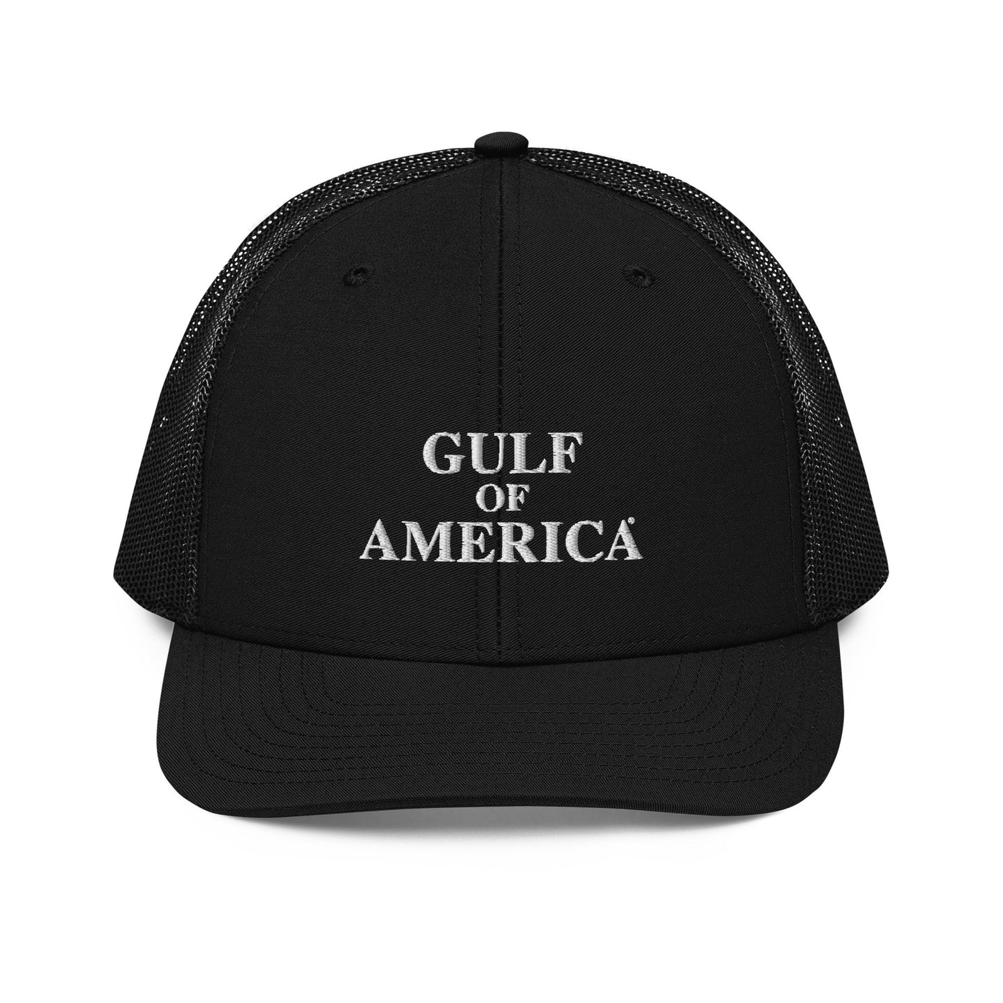 Gulf of America - Centered Message Hat - Premium Modern Trucker Cap - Summer - Beach - USA - Patriotic - 4th of July - Gulf of America®