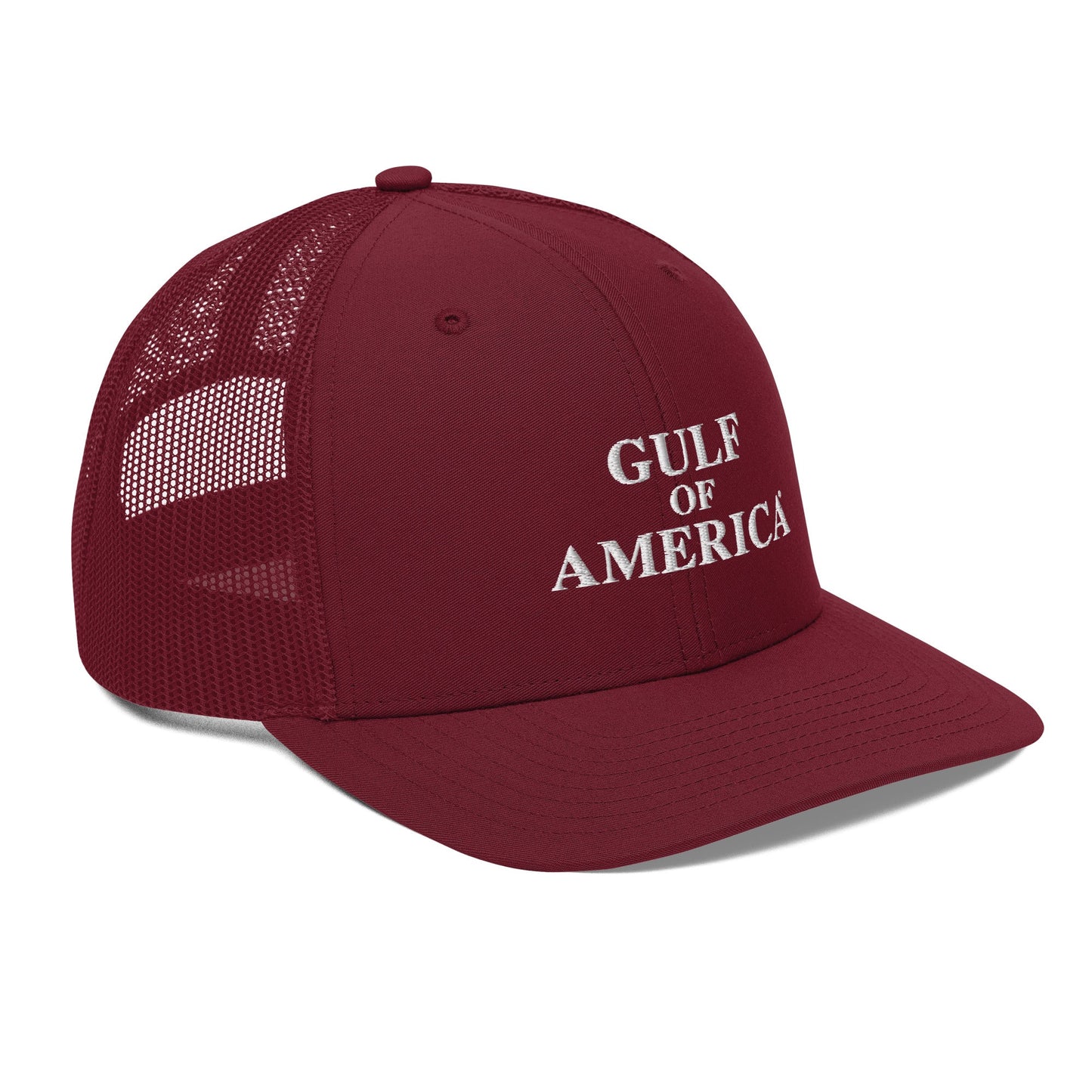 Gulf of America - Centered Message Hat - Premium Modern Trucker Cap - Summer - Beach - USA - Patriotic - 4th of July - Gulf of America®