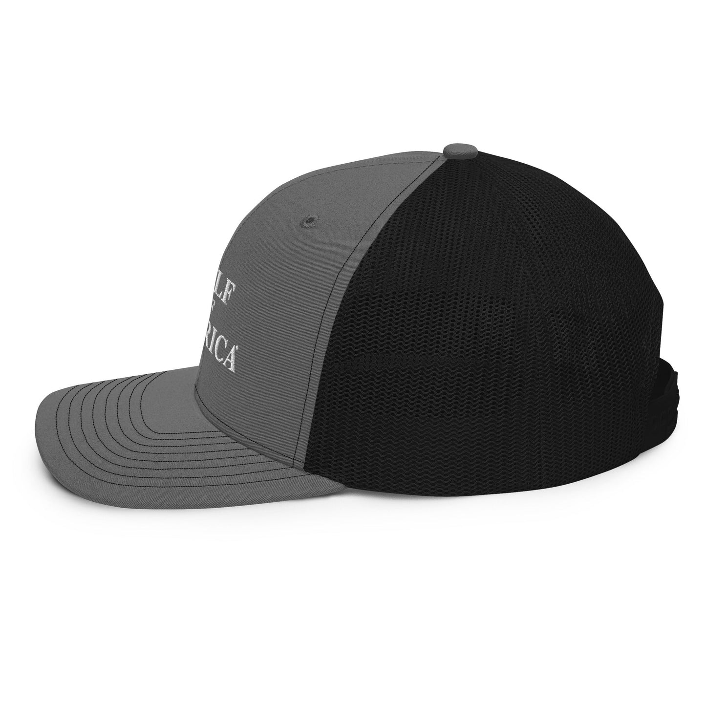 Gulf of America - Centered Message Hat - Premium Modern Trucker Cap - Summer - Beach - USA - Patriotic - 4th of July - Gulf of America®