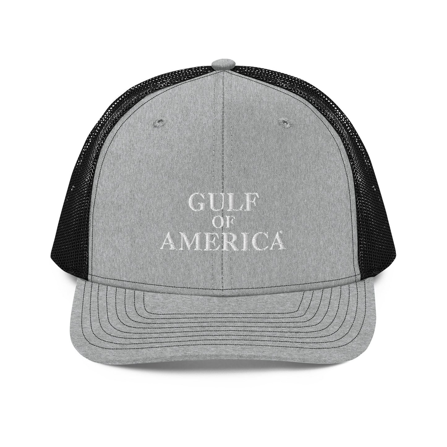Gulf of America - Centered Message Hat - Premium Modern Trucker Cap - Summer - Beach - USA - Patriotic - 4th of July - Gulf of America®