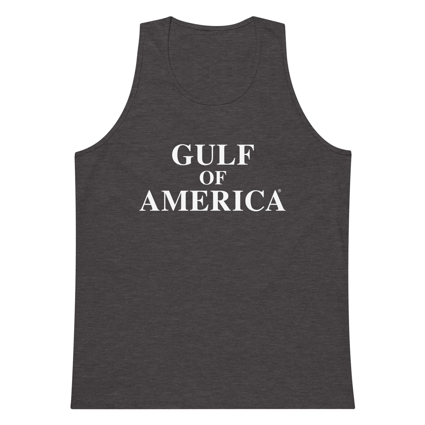 Gulf of America - Centered Message Tank Top - Premium T Shirt - Summer - Beach - USA - Patriotic - 4th of July - Gulf of America®