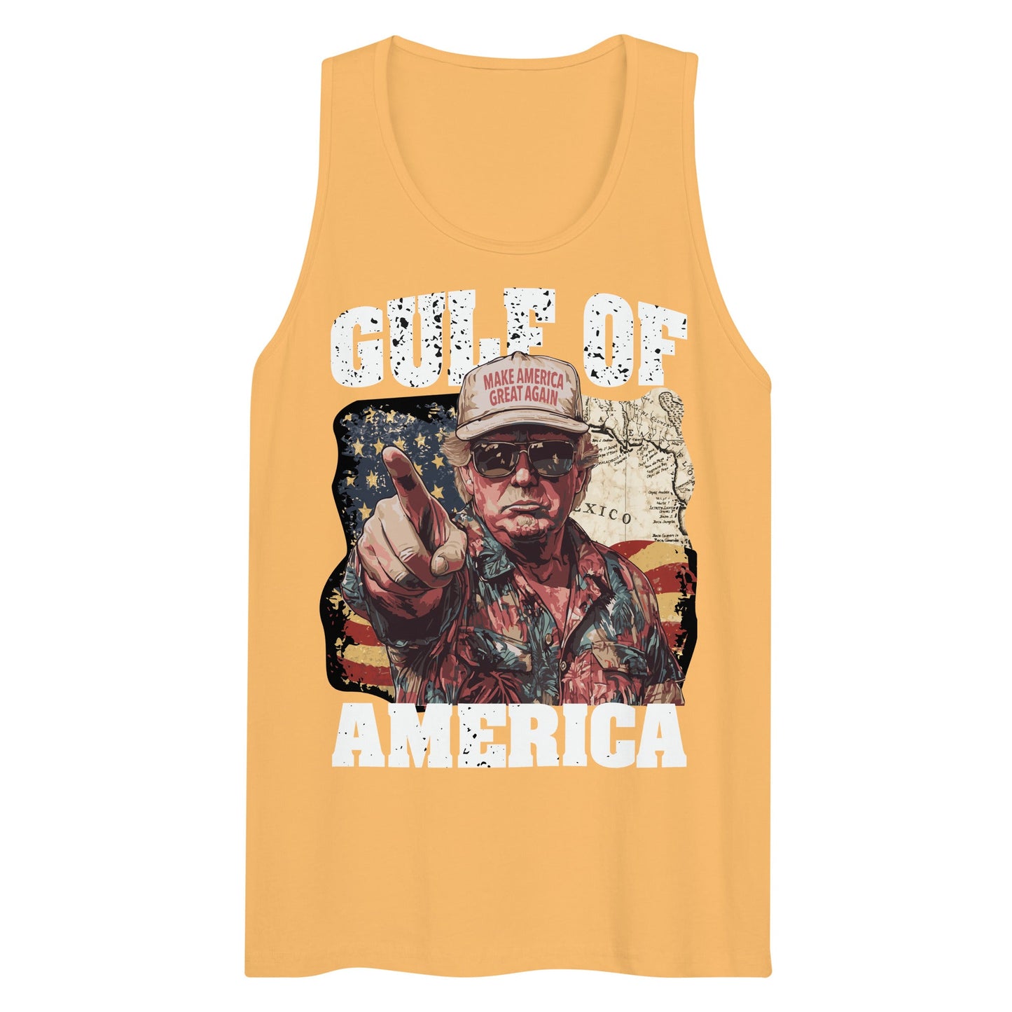 Gulf of America - Coast Commander Tank – Premium Tank Top Shirt - Summer - Beach - USA - Patriotic - 4th of July - Gulf of America®