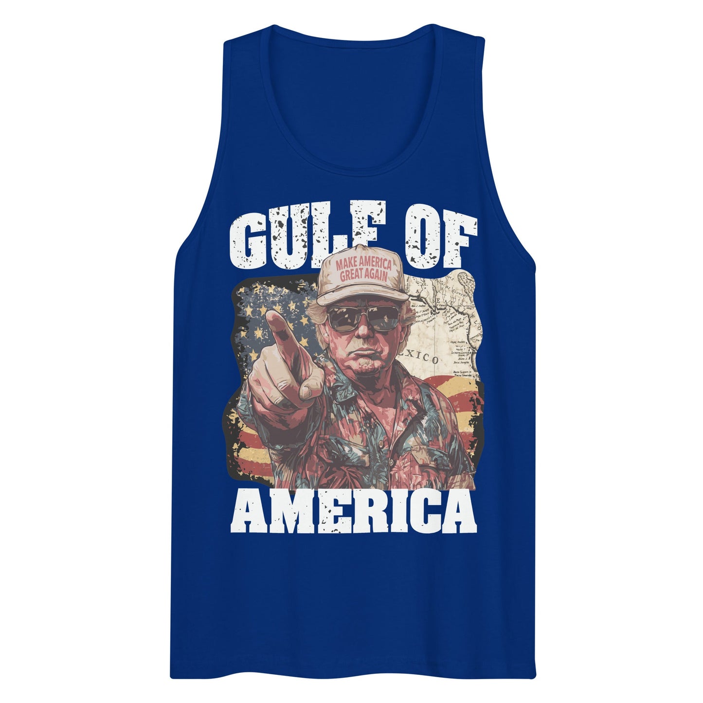 Gulf of America - Coast Commander Tank – Premium Tank Top Shirt - Summer - Beach - USA - Patriotic - 4th of July - Gulf of America®