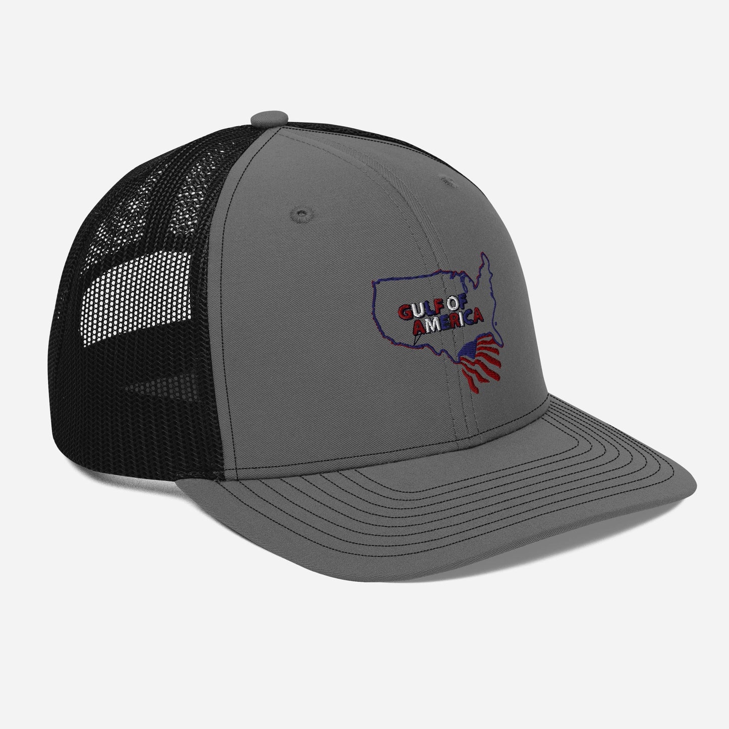Gulf of America - Continental Pride Hat – Map & Flag Edition - Premium Modern Trucker Cap - Summer - Beach - USA - Patriotic - 4th of July - Gulf of America®
