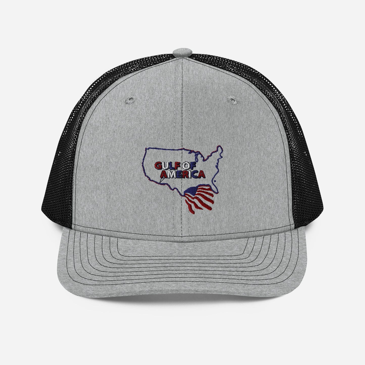 Gulf of America - Continental Pride Hat – Map & Flag Edition - Premium Modern Trucker Cap - Summer - Beach - USA - Patriotic - 4th of July - Gulf of America®
