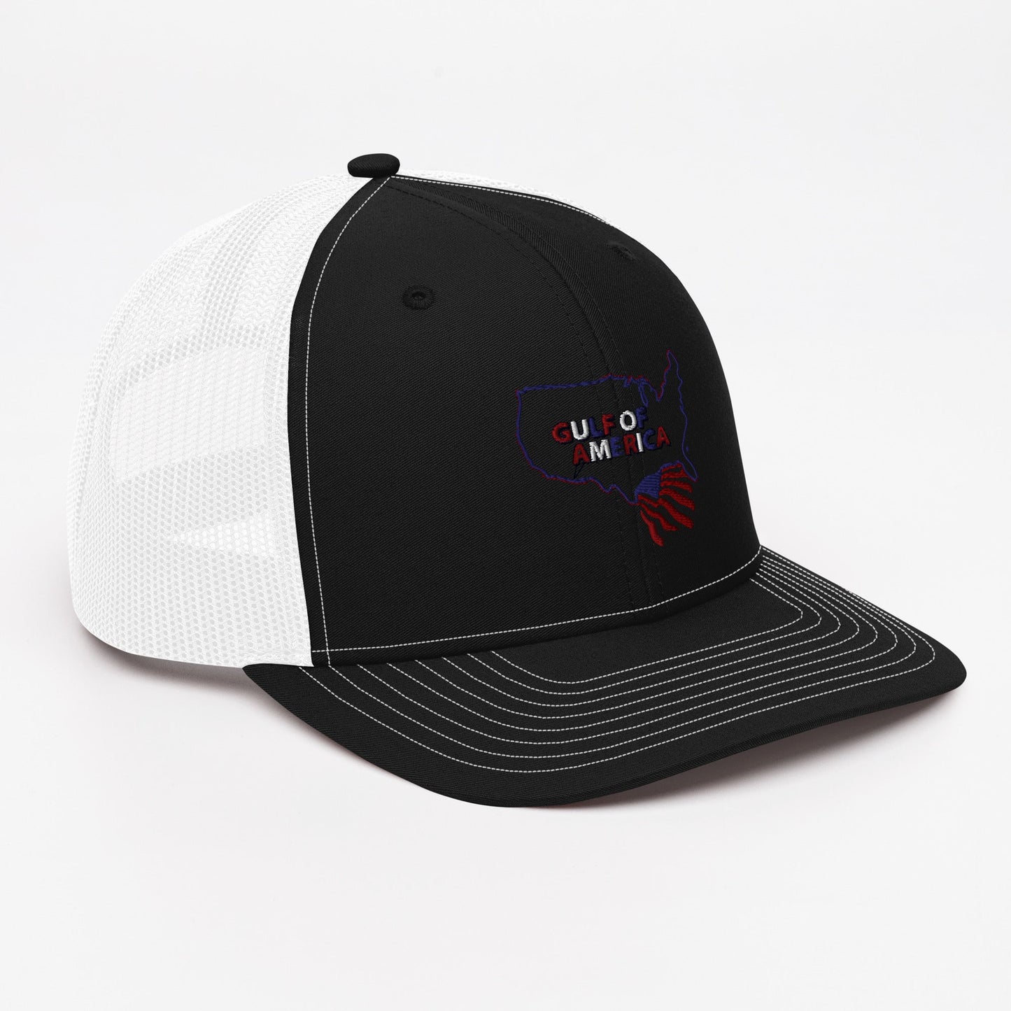 Gulf of America - Continental Pride Hat – Map & Flag Edition - Premium Modern Trucker Cap - Summer - Beach - USA - Patriotic - 4th of July - Gulf of America®