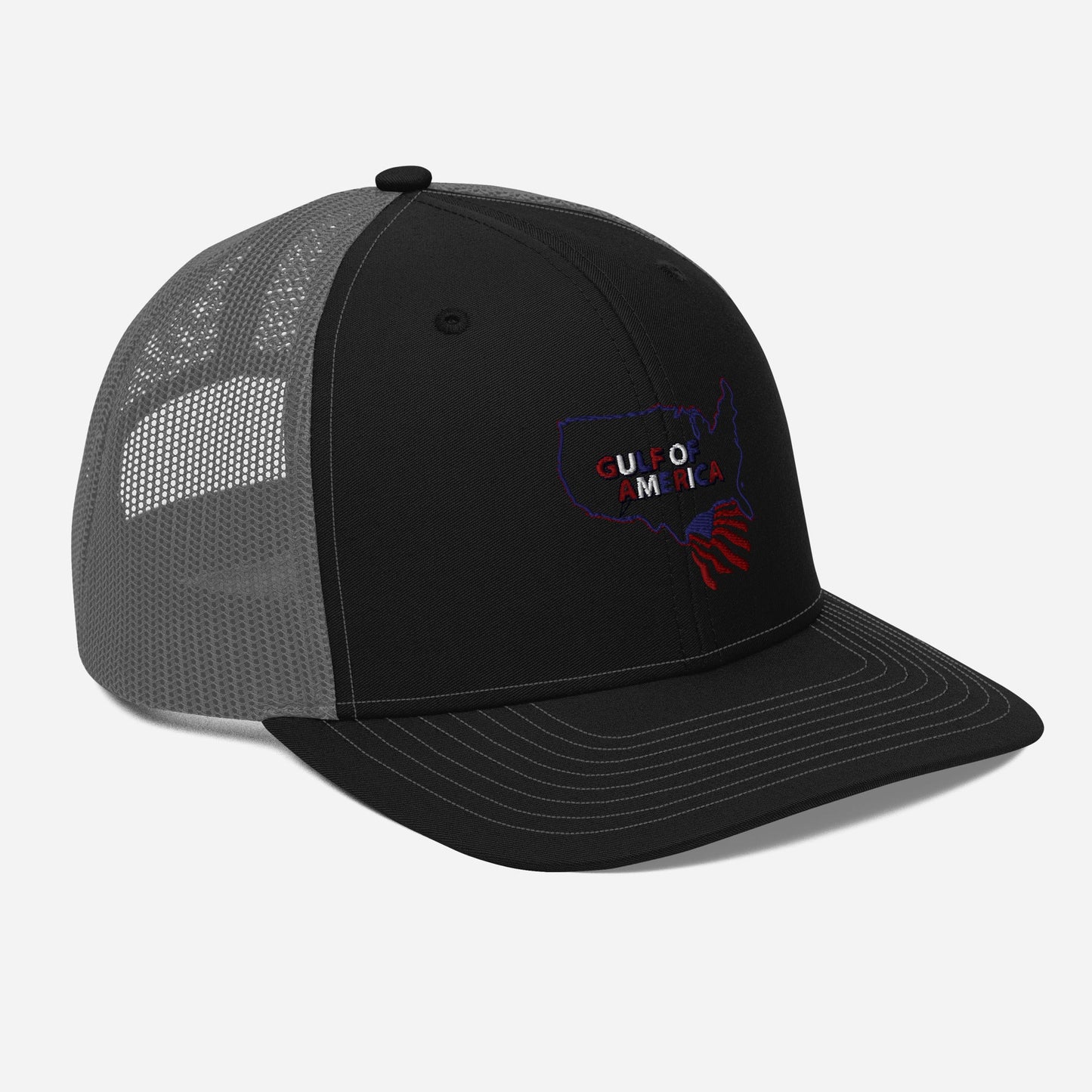 Gulf of America - Continental Pride Hat – Map & Flag Edition - Premium Modern Trucker Cap - Summer - Beach - USA - Patriotic - 4th of July - Gulf of America®