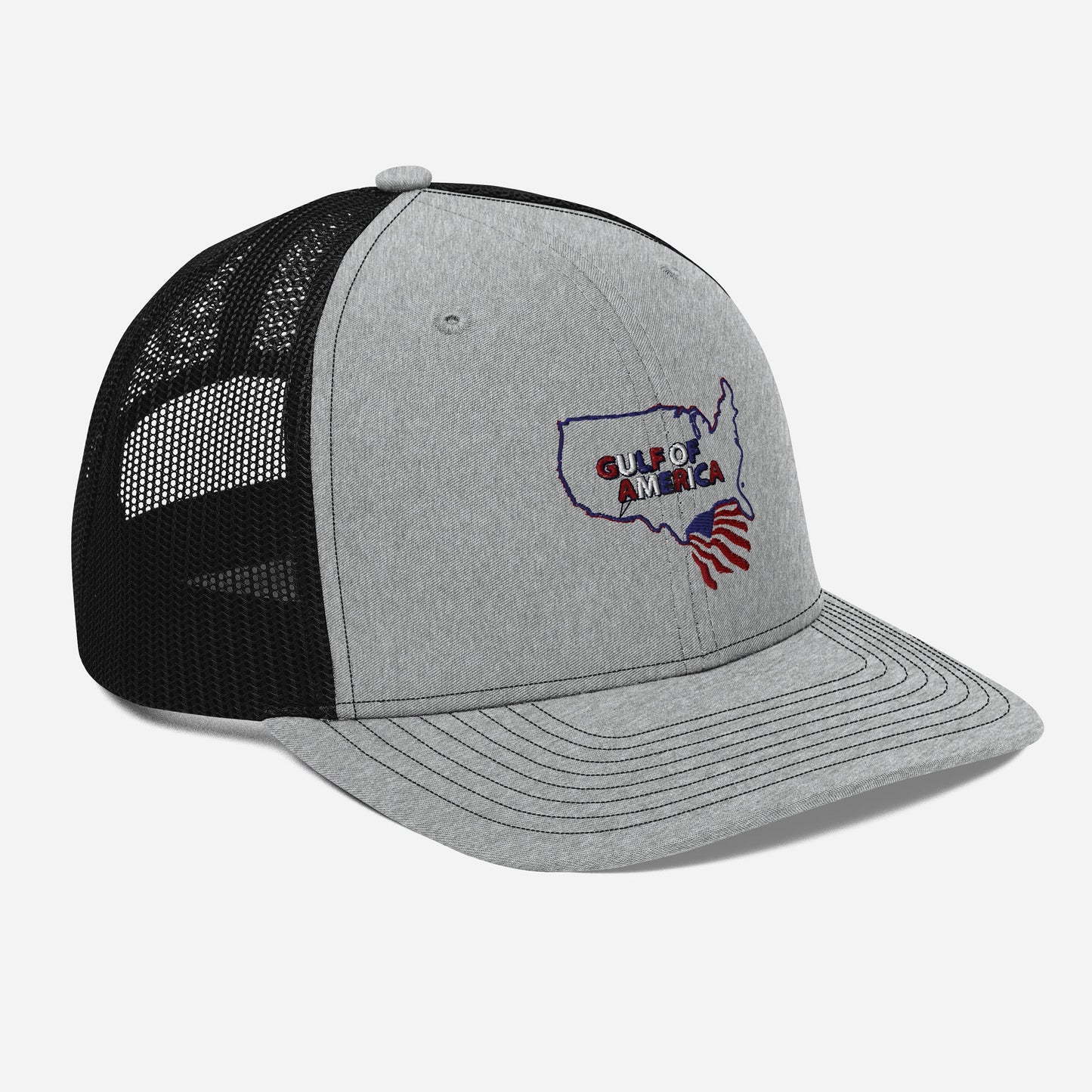 Gulf of America - Continental Pride Hat – Map & Flag Edition - Premium Modern Trucker Cap - Summer - Beach - USA - Patriotic - 4th of July - Gulf of America®