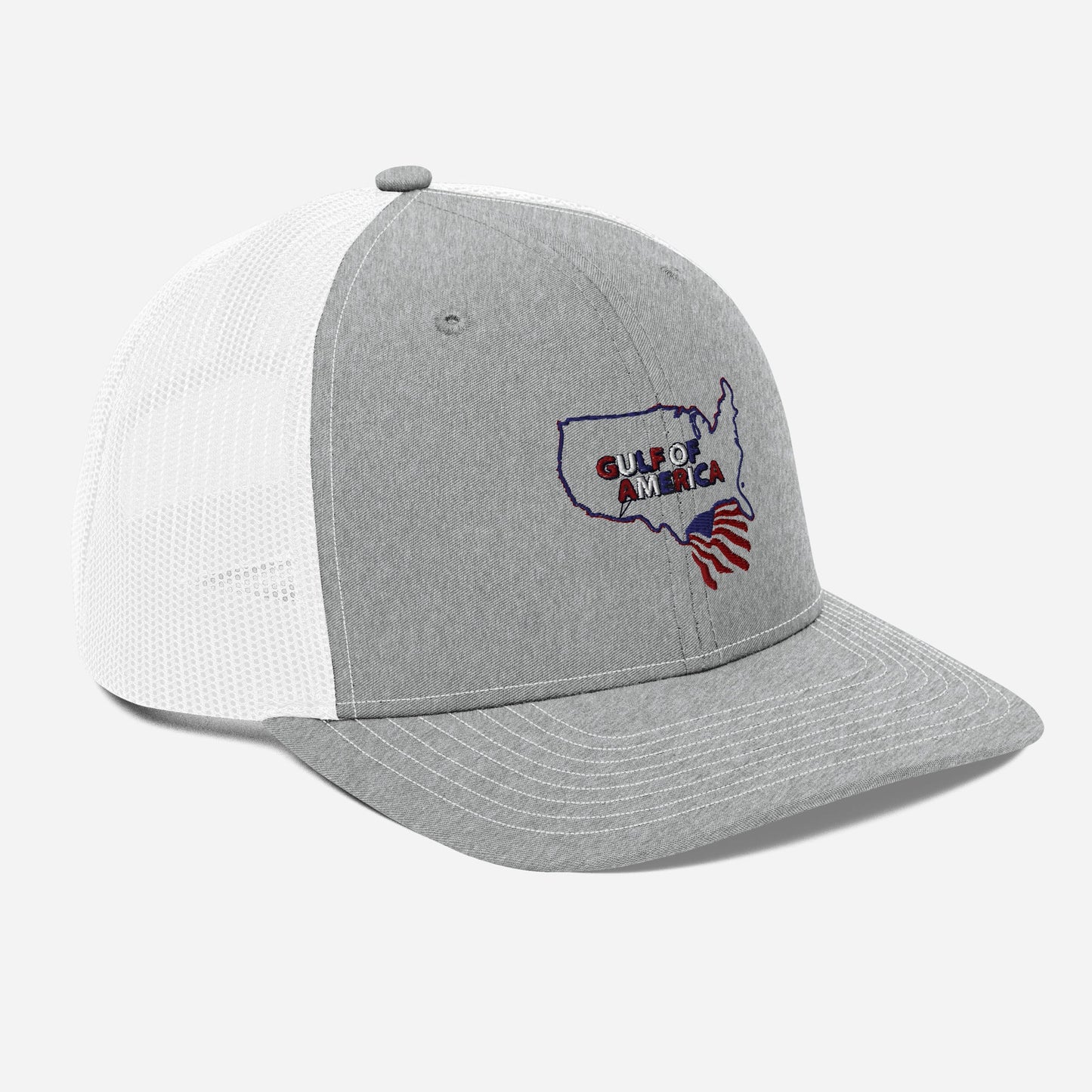 Gulf of America - Continental Pride Hat – Map & Flag Edition - Premium Modern Trucker Cap - Summer - Beach - USA - Patriotic - 4th of July - Gulf of America®