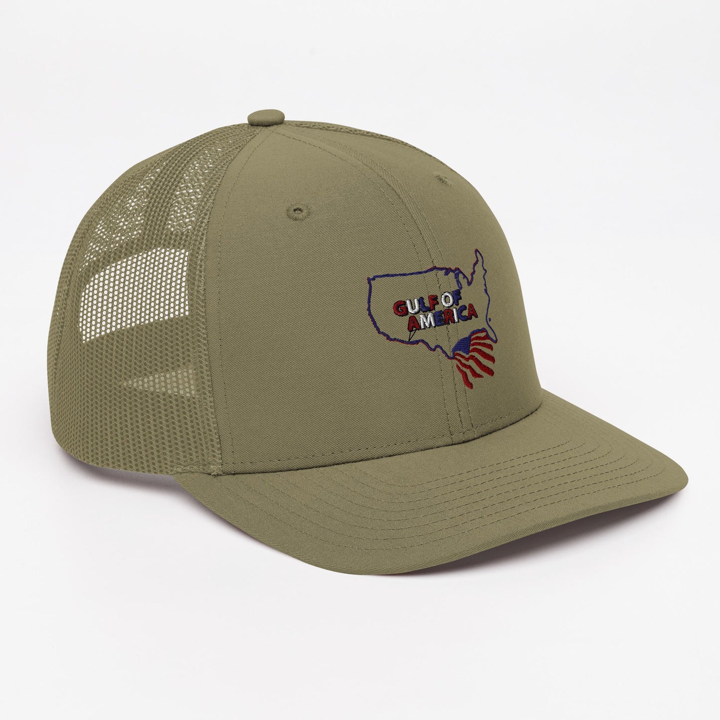 Gulf of America - Continental Pride Hat – Map & Flag Edition - Premium Modern Trucker Cap - Summer - Beach - USA - Patriotic - 4th of July - Gulf of America®