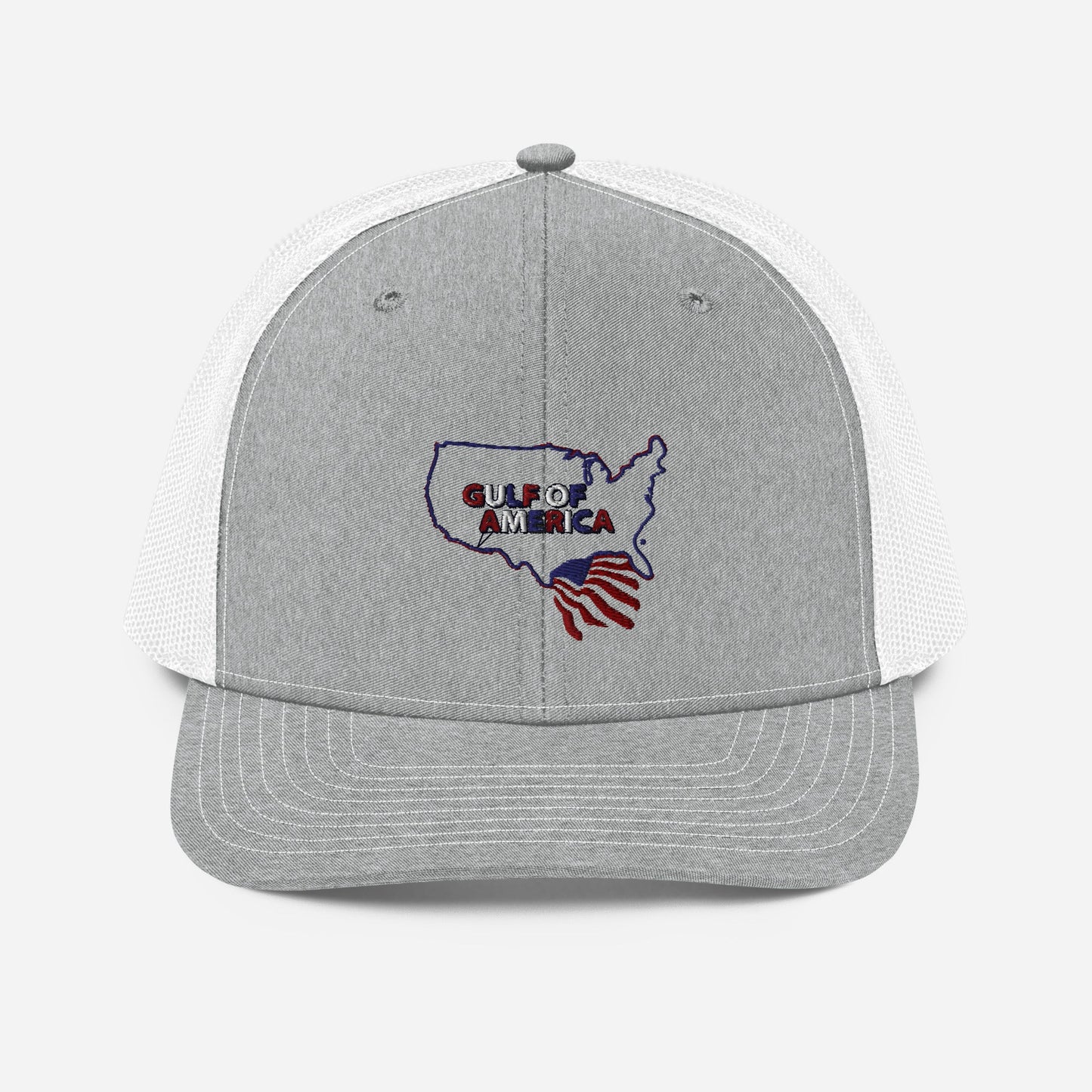 Gulf of America - Continental Pride Hat – Map & Flag Edition - Premium Modern Trucker Cap - Summer - Beach - USA - Patriotic - 4th of July - Gulf of America®