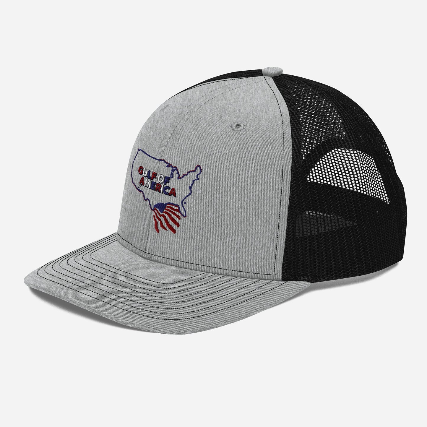 Gulf of America - Continental Pride Hat – Map & Flag Edition - Premium Modern Trucker Cap - Summer - Beach - USA - Patriotic - 4th of July - Gulf of America®