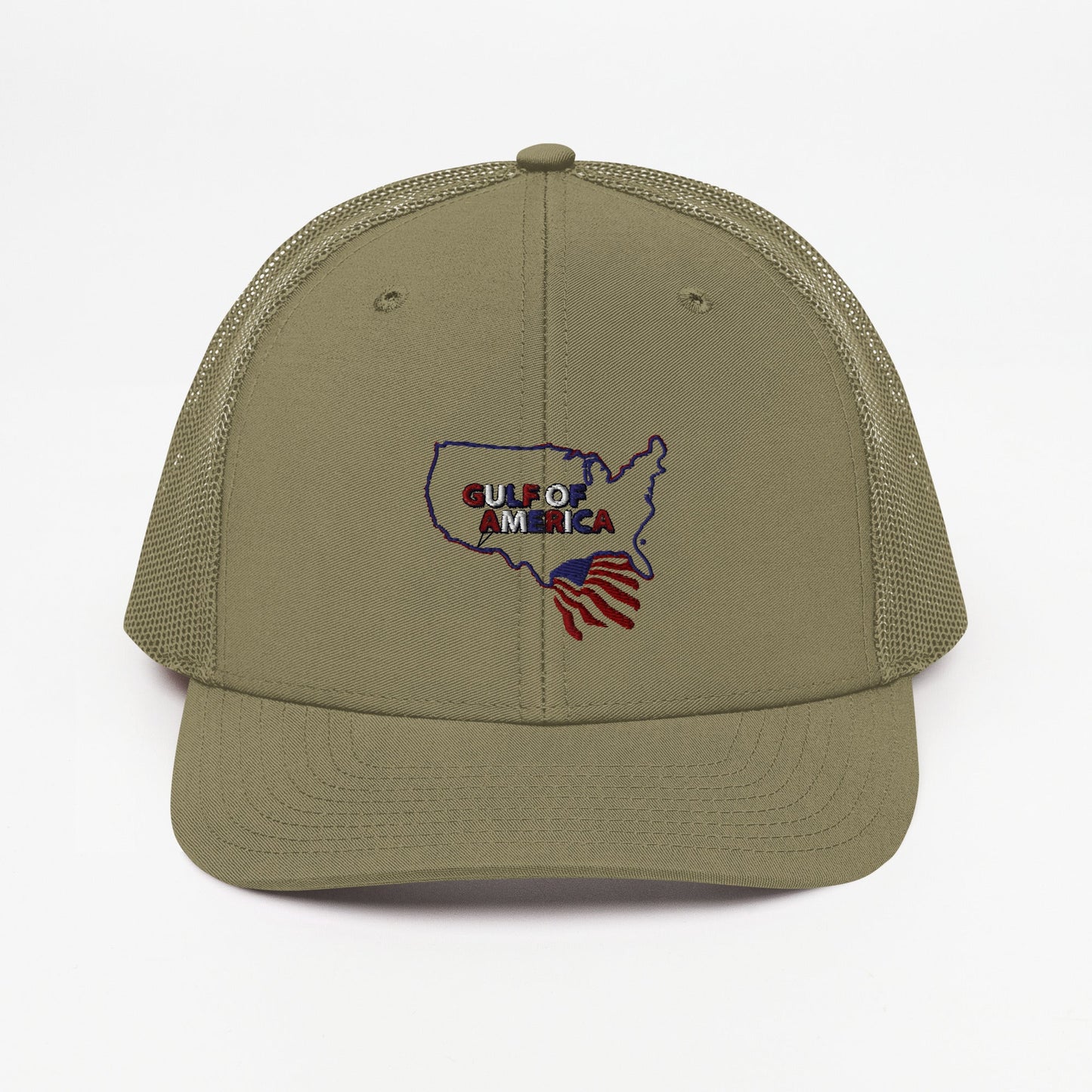 Gulf of America - Continental Pride Hat – Map & Flag Edition - Premium Modern Trucker Cap - Summer - Beach - USA - Patriotic - 4th of July - Gulf of America®