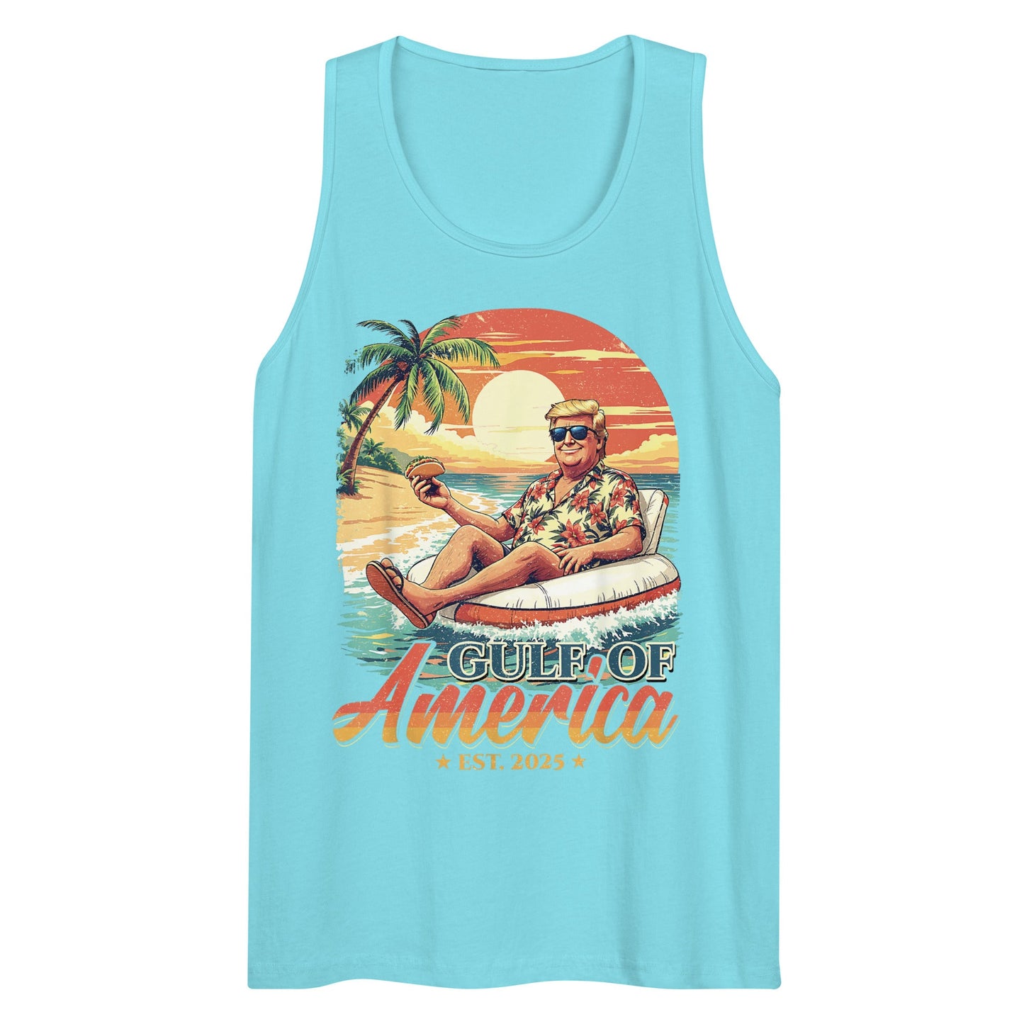 Gulf of America - Float Commander Tank – Premium Tank Top Shirt - Summer - Beach - USA - Patriotic - 4th of July - Gulf of America®