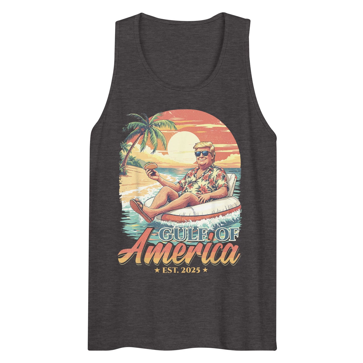 Gulf of America - Float Commander Tank – Premium Tank Top Shirt - Summer - Beach - USA - Patriotic - 4th of July - Gulf of America®