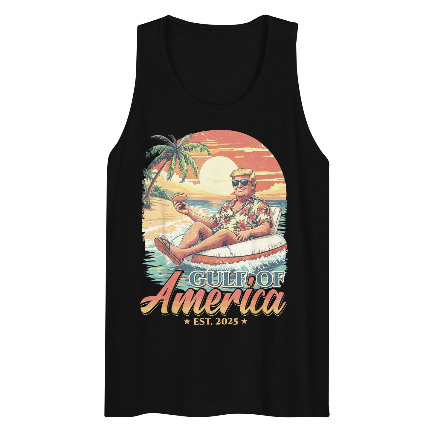 Gulf of America - Float Commander Tank – Premium Tank Top Shirt - Summer - Beach - USA - Patriotic - 4th of July - Gulf of America®