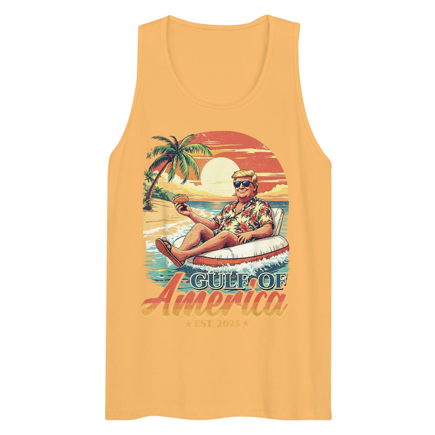 Gulf of America - Float Commander Tank – Premium Tank Top Shirt - Summer - Beach - USA - Patriotic - 4th of July - Gulf of America®