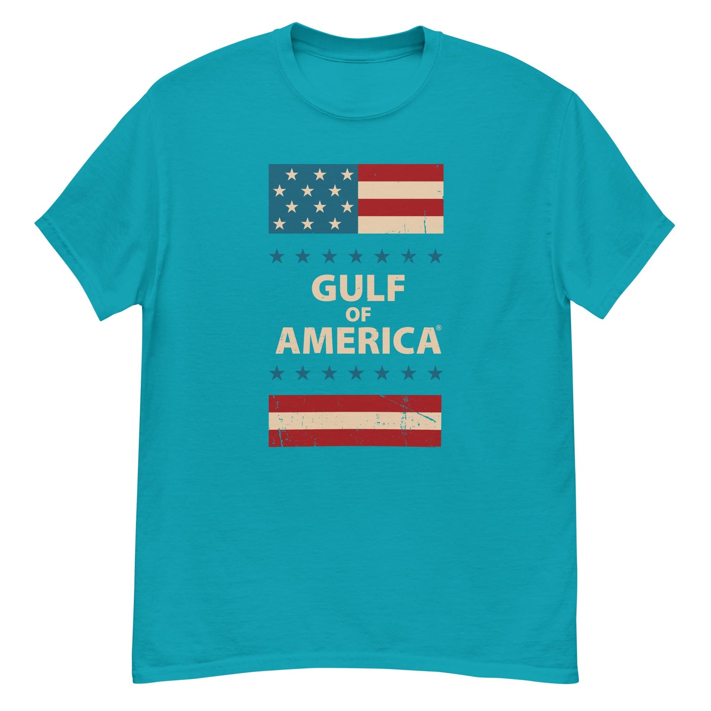 Gulf of America - Patriotic Surrounding Tee – Premium T Shirt - Summer - Beach - USA - Patriotic - 4th of July - Gulf of America®