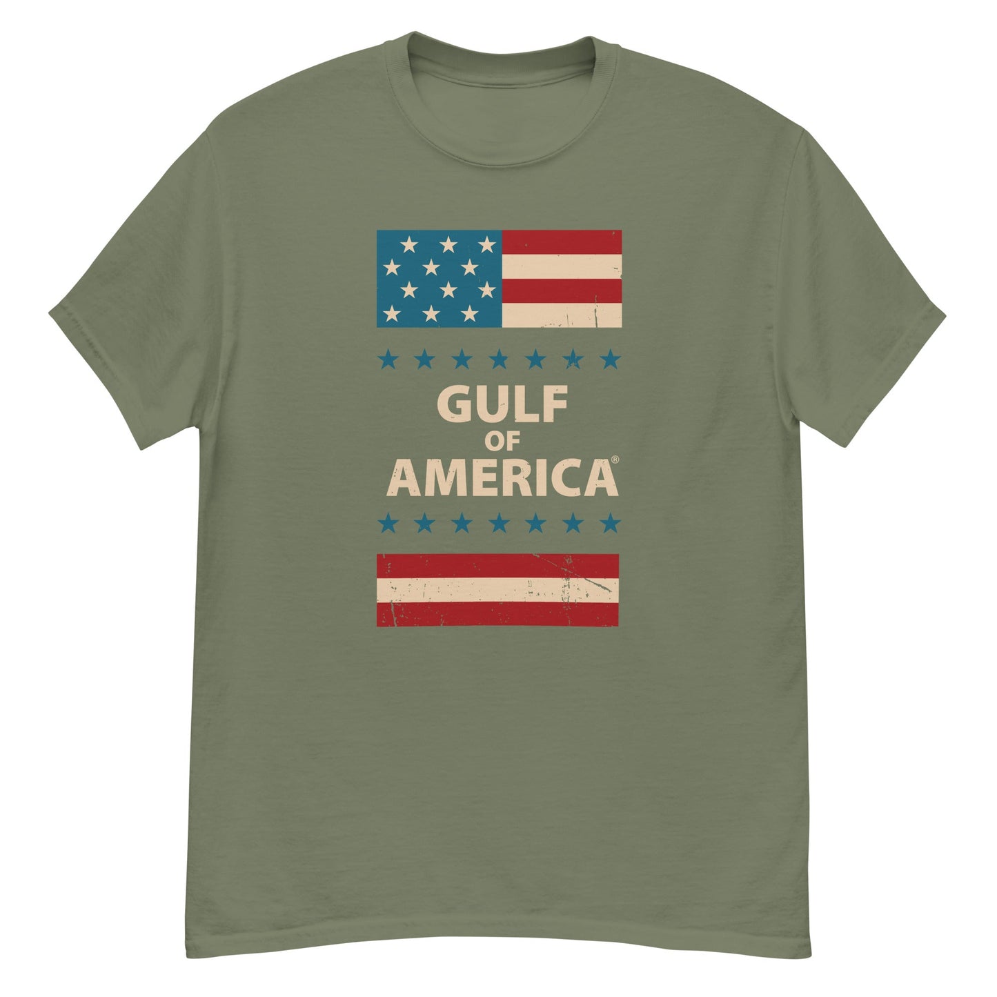 Gulf of America - Patriotic Surrounding Tee – Premium T Shirt - Summer - Beach - USA - Patriotic - 4th of July - Gulf of America®