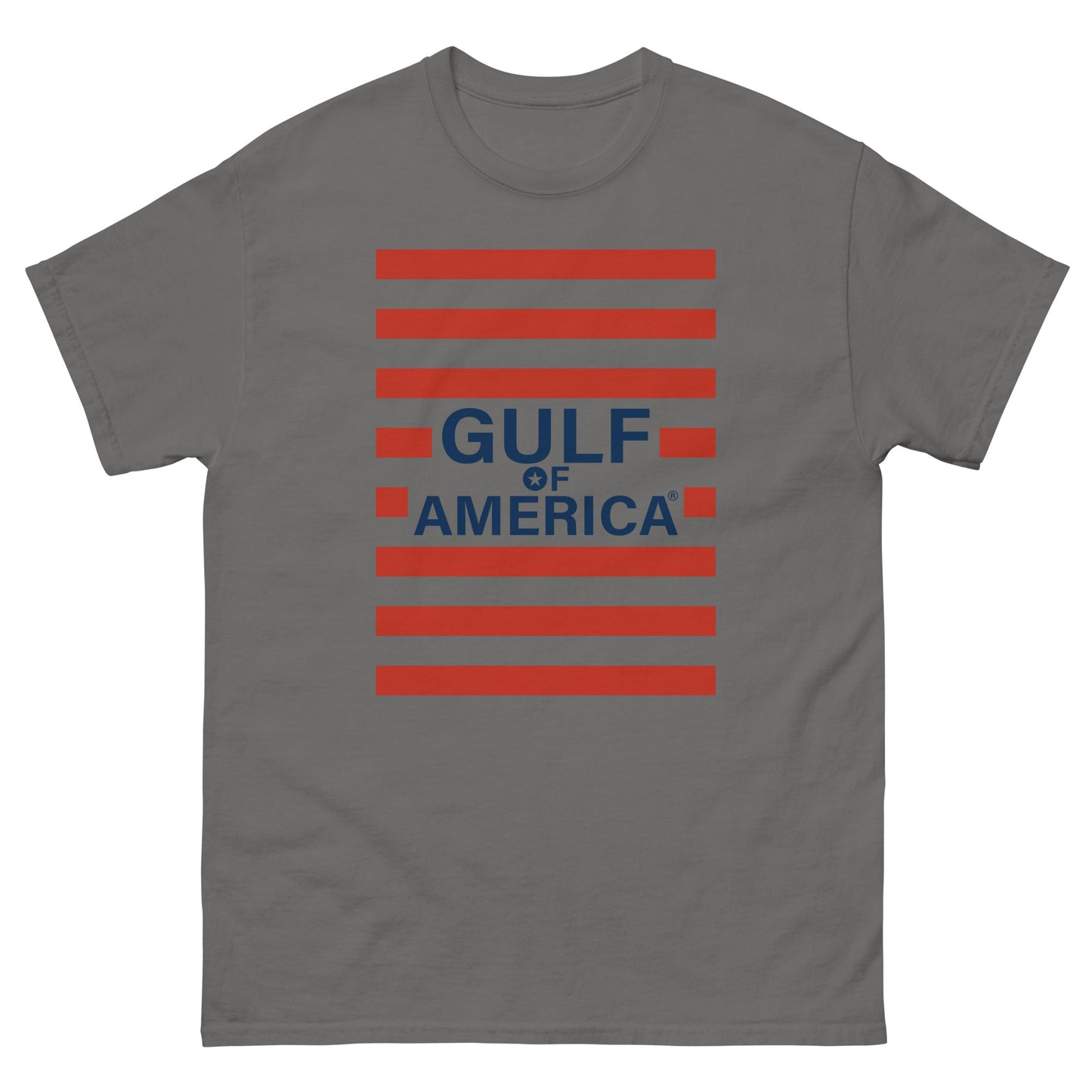 Gulf of America - Red Stripe Tee – Premium T Shirt - Summer - Beach - USA - Patriotic - 4th of July - Gulf of America®