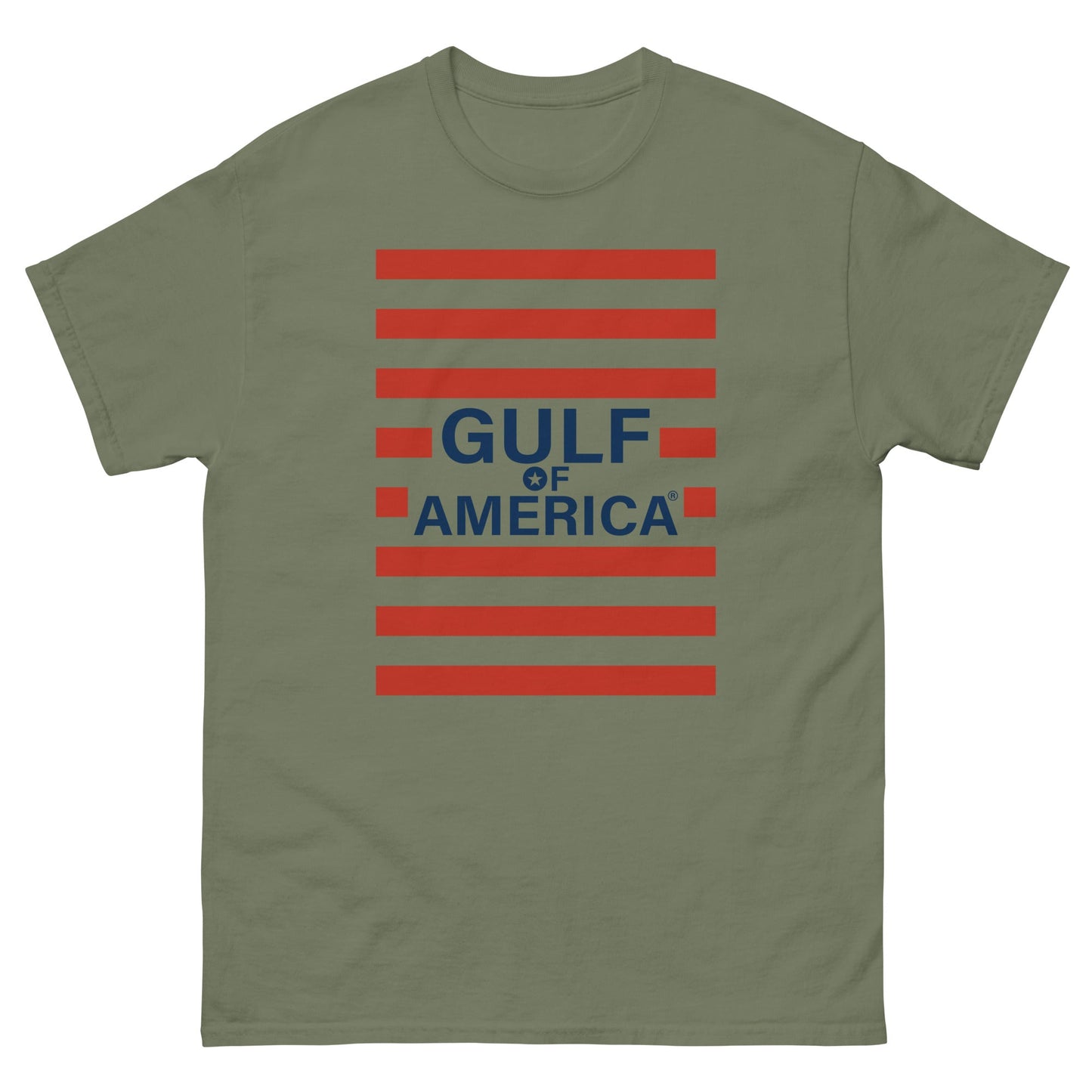 Gulf of America - Red Stripe Tee – Premium T Shirt - Summer - Beach - USA - Patriotic - 4th of July - Gulf of America®