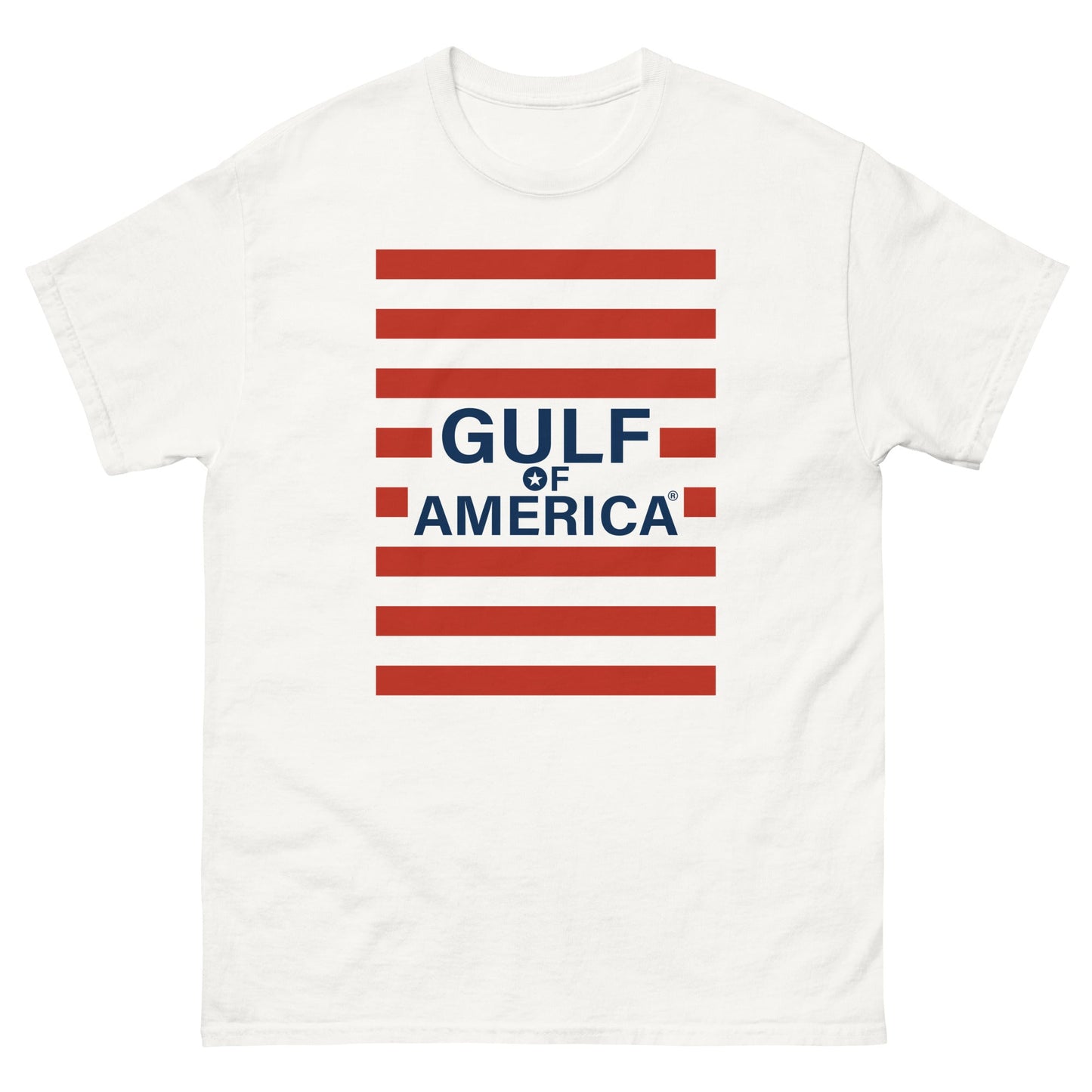 Gulf of America - Red Stripe Tee – Premium T Shirt - Summer - Beach - USA - Patriotic - 4th of July - Gulf of America®