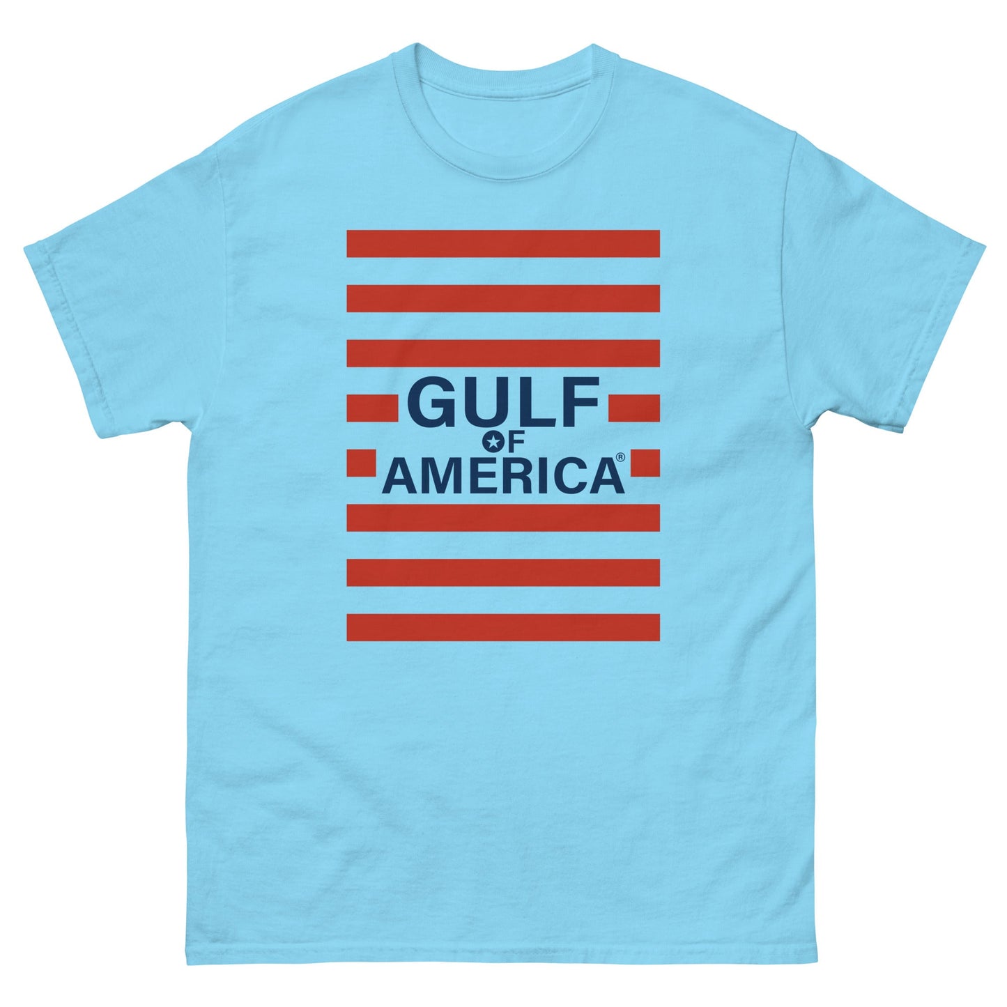 Gulf of America - Red Stripe Tee – Premium T Shirt - Summer - Beach - USA - Patriotic - 4th of July - Gulf of America®