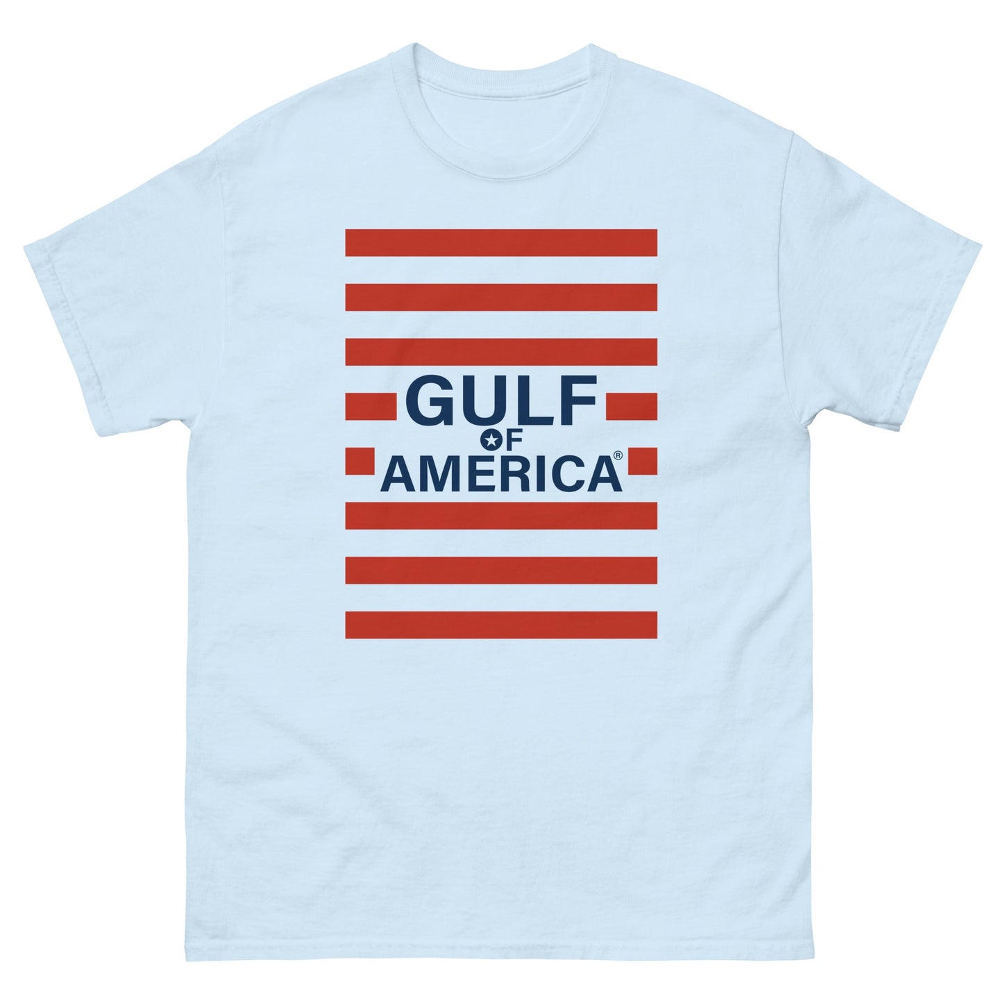 Gulf of America - Red Stripe Tee – Premium T Shirt - Summer - Beach - USA - Patriotic - 4th of July - Gulf of America®